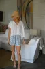 Boxer Shorts - Blue Lace sold by Darling Loungewear