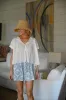 Boxer Shorts - Blue Lace sold by Darling Loungewear