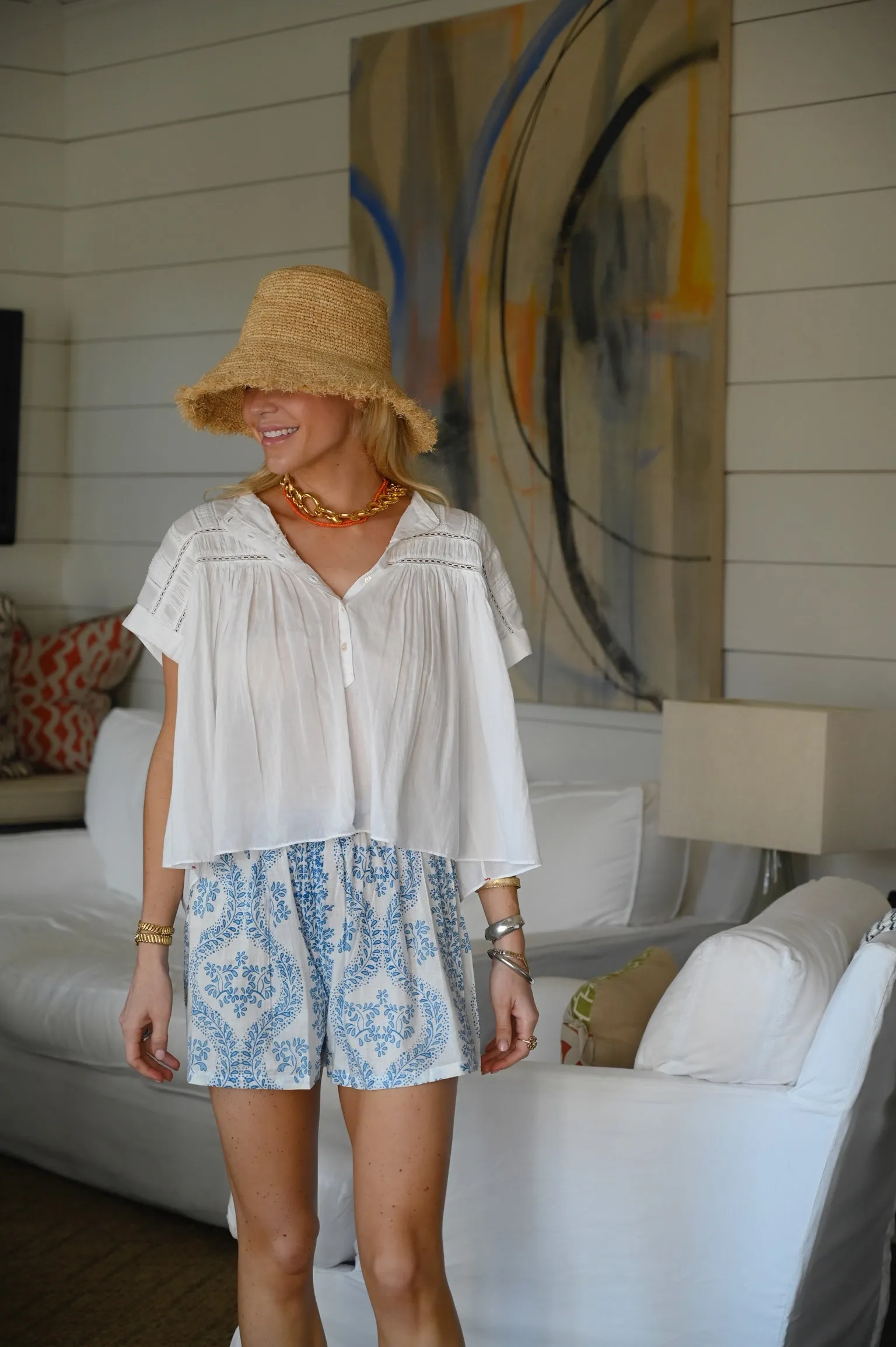 Boxer Shorts - Blue Lace sold by Darling Loungewear product image thumbnail 3