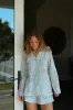 Sea Glass Green PJ Set - Long / Short sold by Darling Loungewear