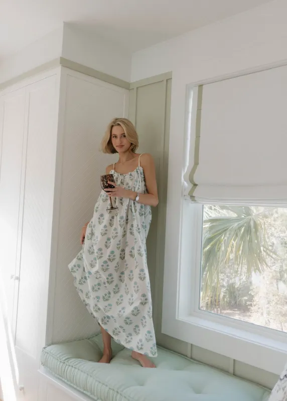 The One Size Dress  - Spring Blue Milos sold by Darling Loungewear