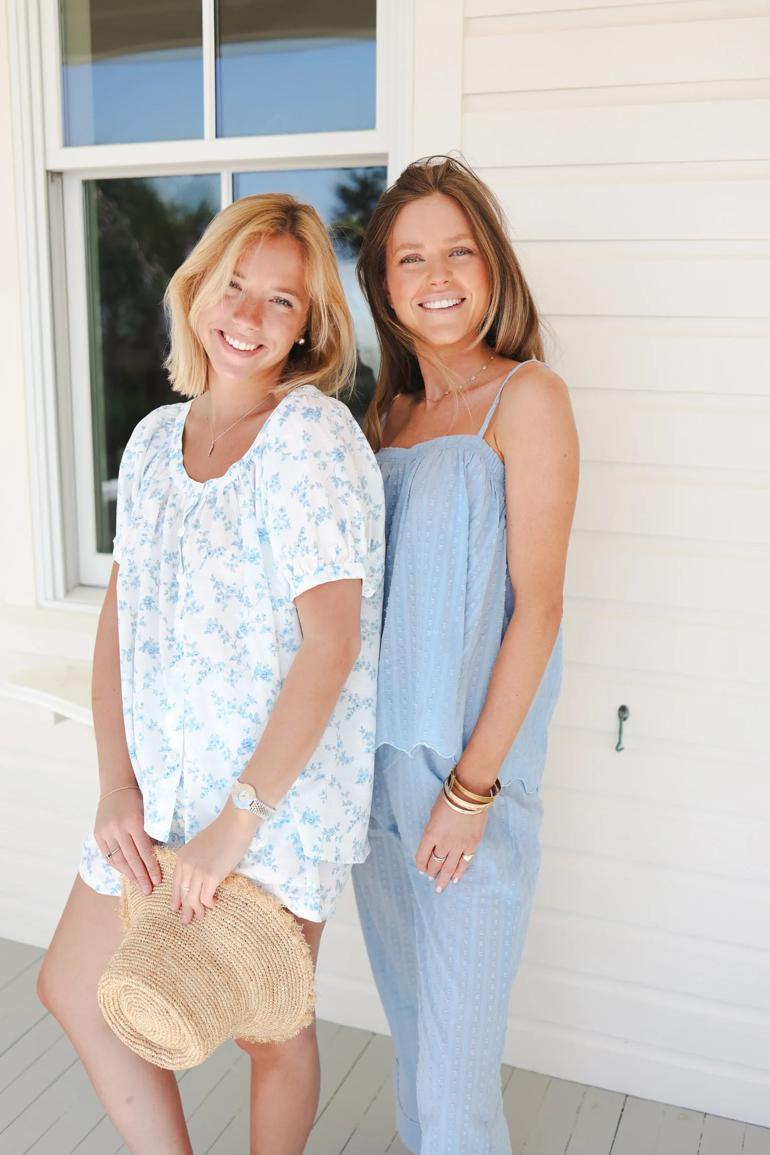 The Sway Set in Dainty Blue Rose sold by Darling Loungewear product image thumbnail 5