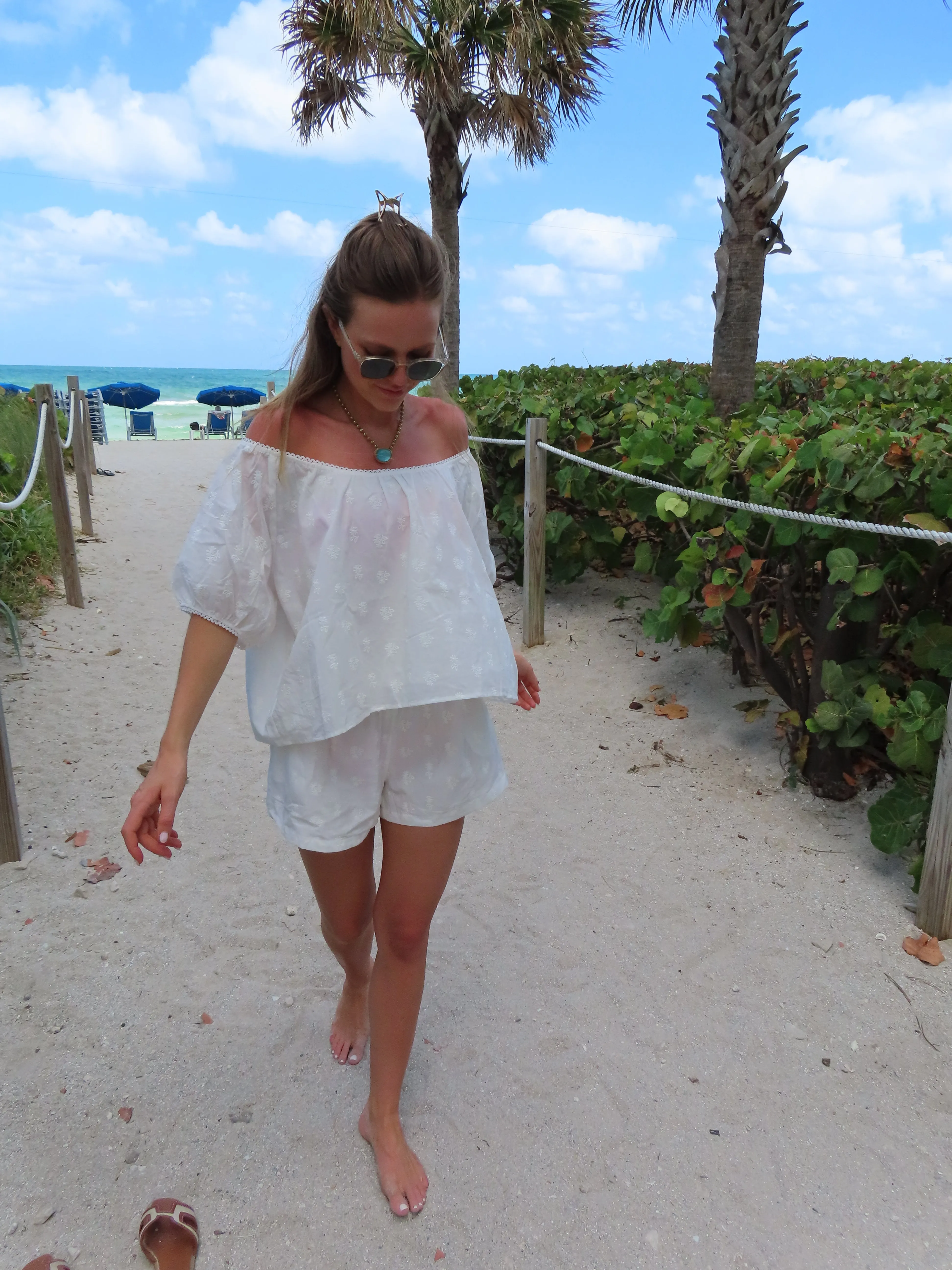 The Dream Short Set - White Daisy sold by Darling Loungewear product image thumbnail 5