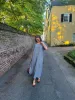 Scotty Dress - Black and White Gingham sold by Darling Loungewear