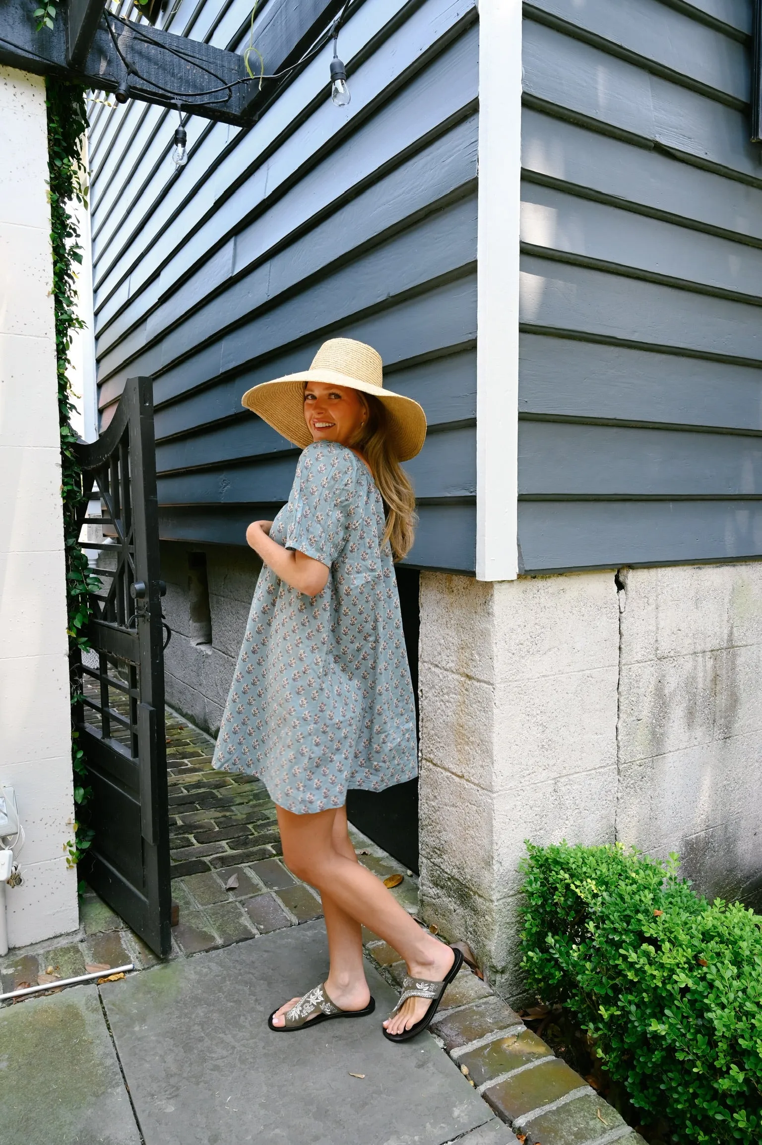 Everyday Mini Dress - Dusty Blue sold by Darling Loungewear product image thumbnail 5