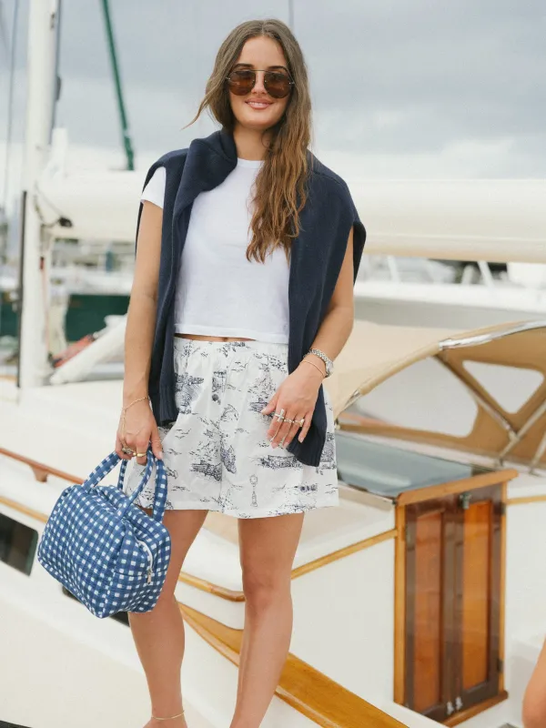 Boxer Shorts - Nautical Toile sold by Darling Loungewear