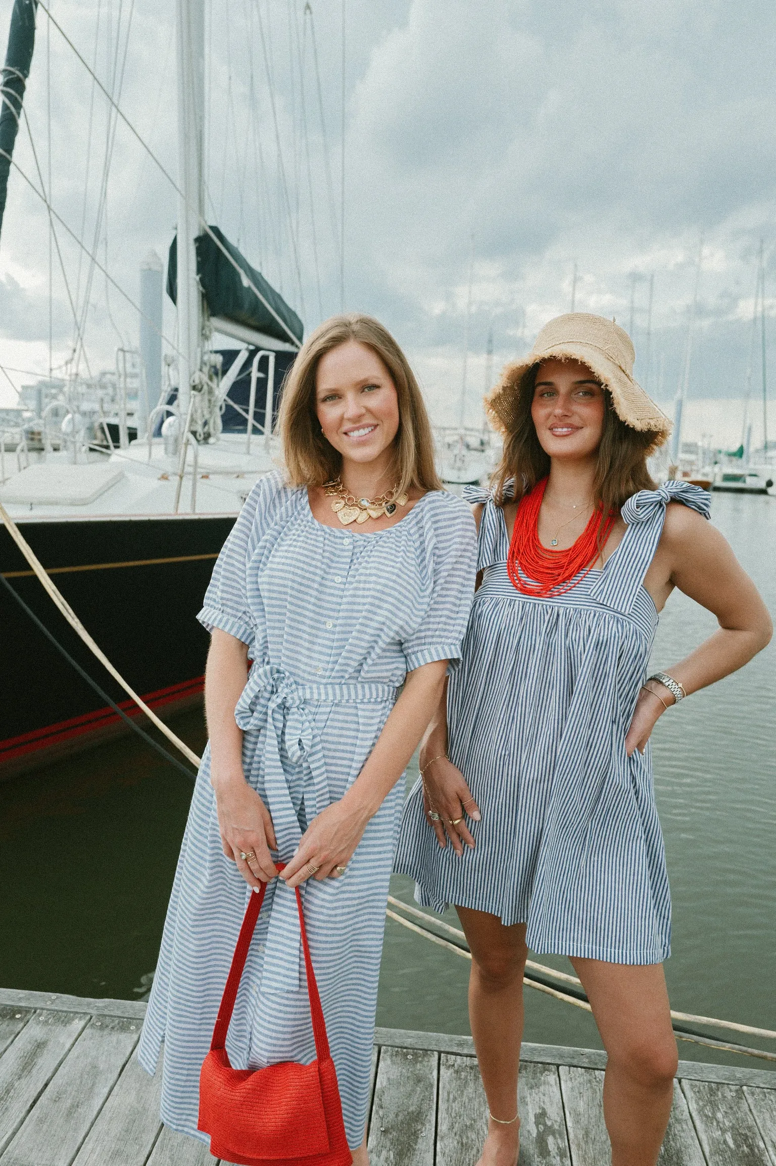 The Scotty Dress - Sky Stripe sold by Darling Loungewear product image thumbnail 3