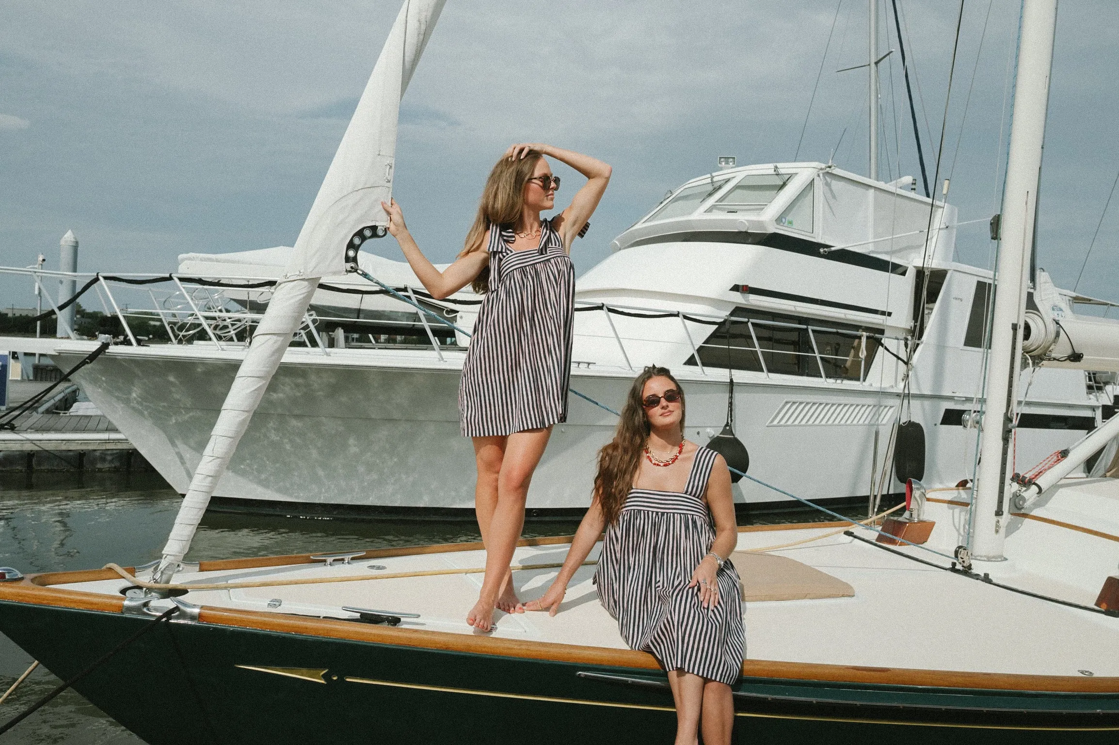 Tie Dress - Americana Stripe sold by Darling Loungewear product image thumbnail 5