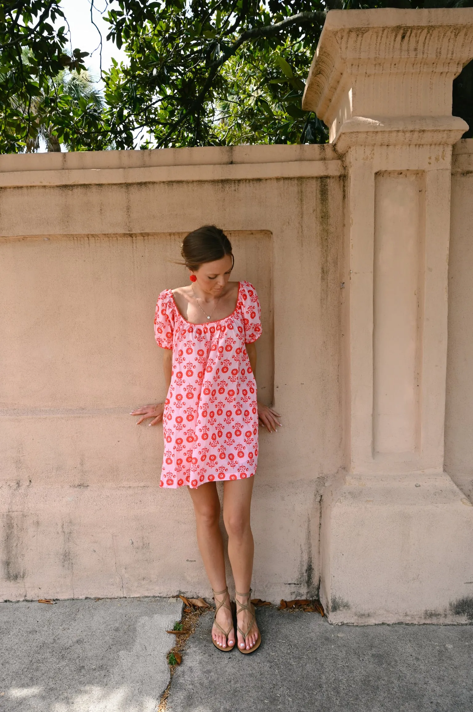 The Madeline Dress Set - Berry Poppy sold by Darling Loungewear product image thumbnail 2
