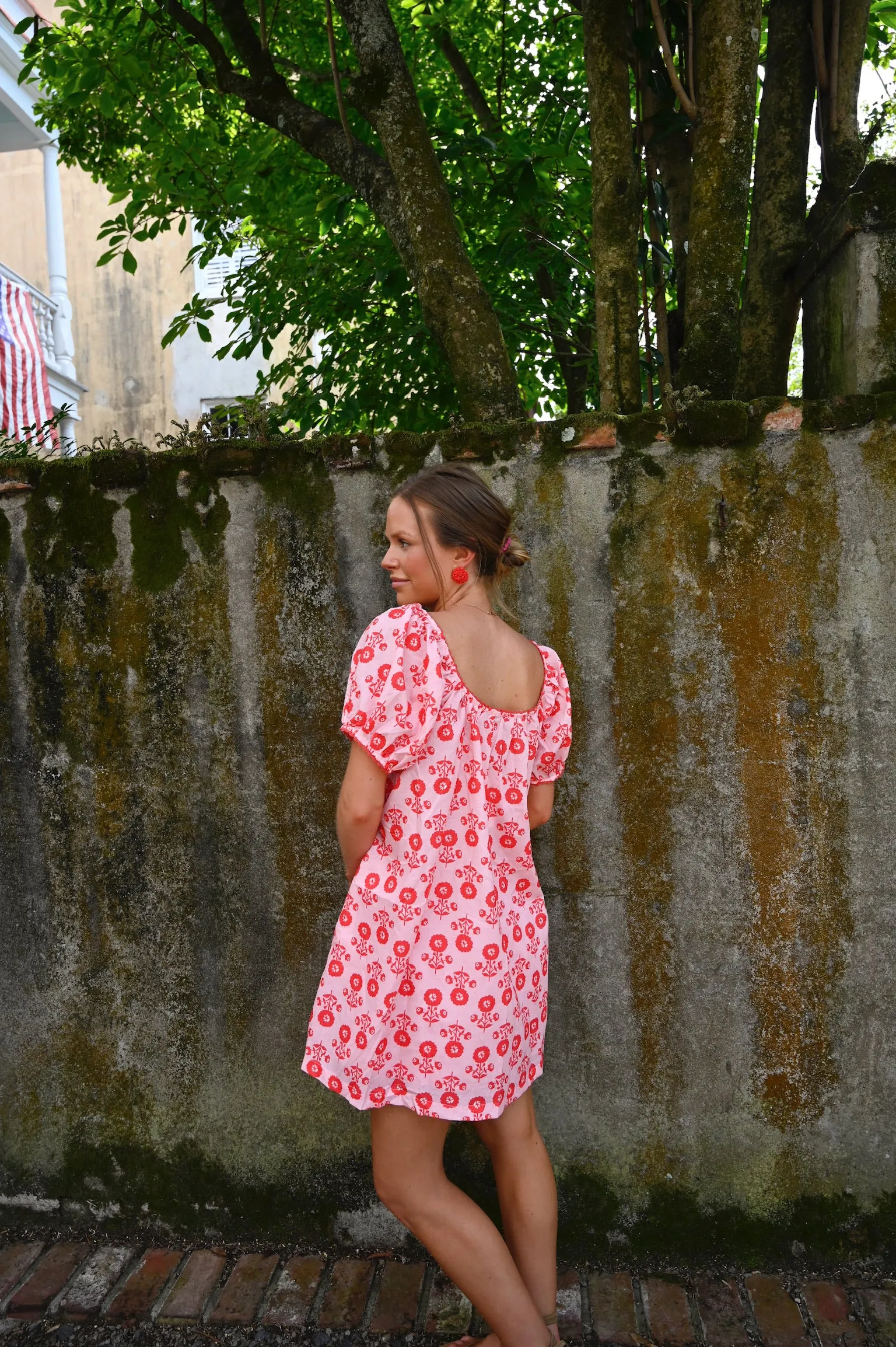 The Madeline Dress Set - Berry Poppy sold by Darling Loungewear product image thumbnail 4