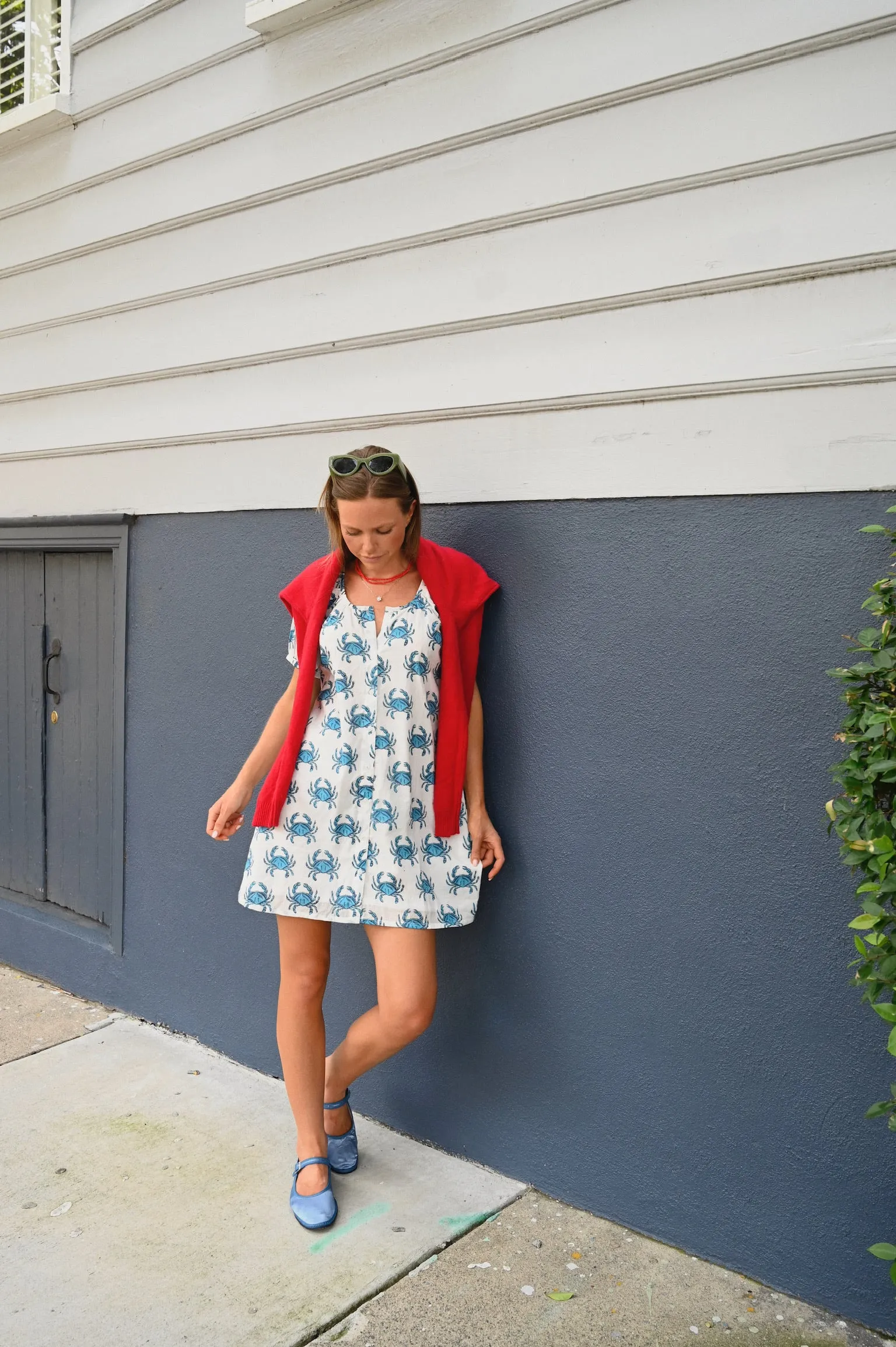 Everyday Mini Dress - Blue Crab sold by Darling Loungewear product image thumbnail 4