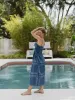 James Dress - Navy Bandana sold by Darling Loungewear