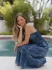 James Dress - Navy Bandana sold by Darling Loungewear