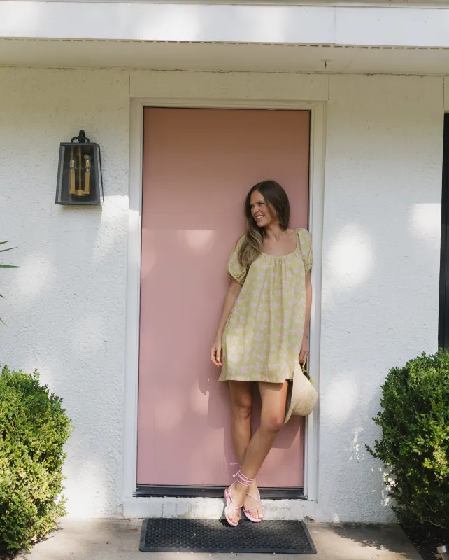 The Madeline Set - Kiwi Floral sold by Darling Loungewear