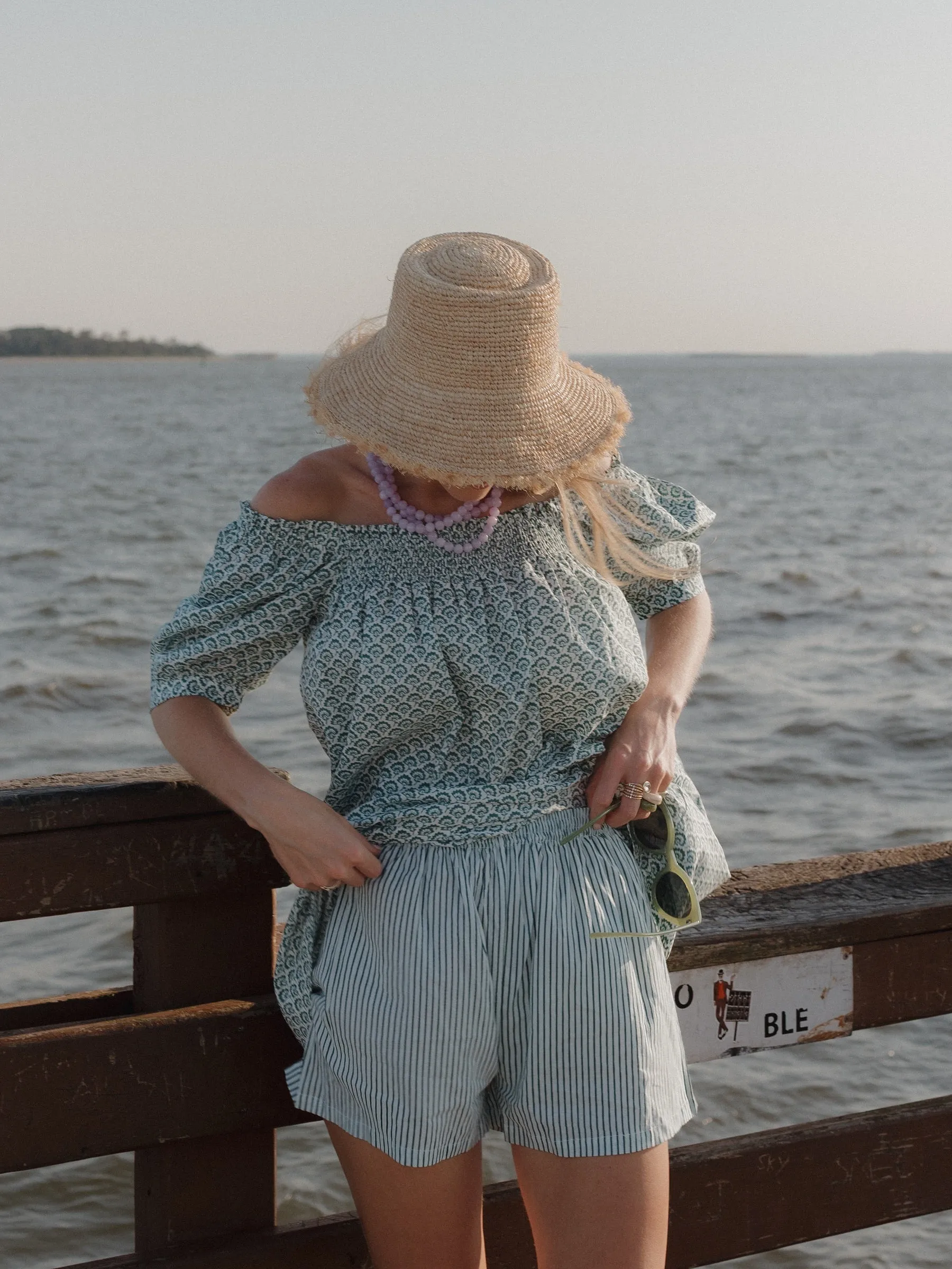 The Sweet and Short Set - Turquoise Peacock sold by Darling Loungewear product image thumbnail 5