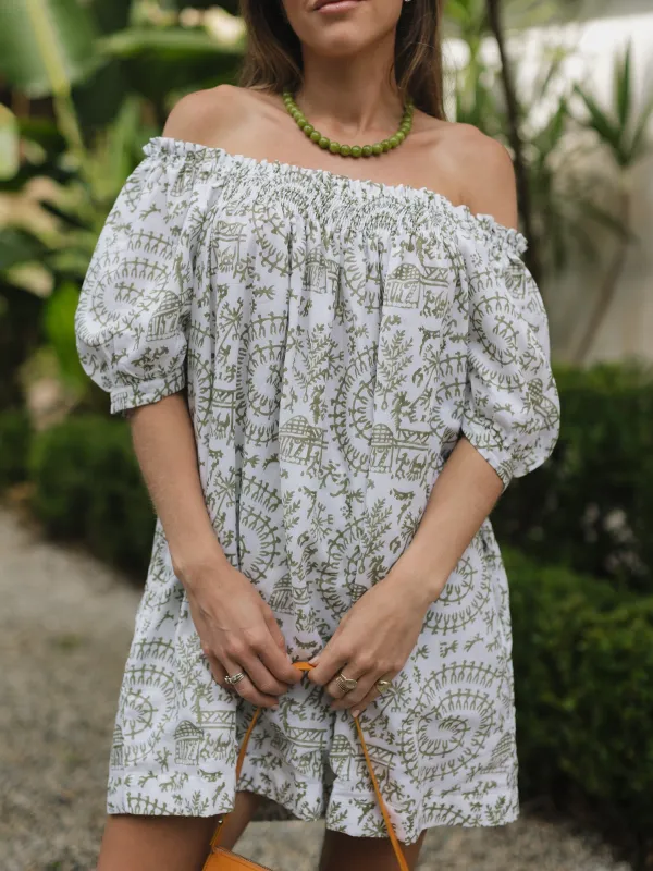 The Sweet and Short Set - Village Green sold by Darling Loungewear