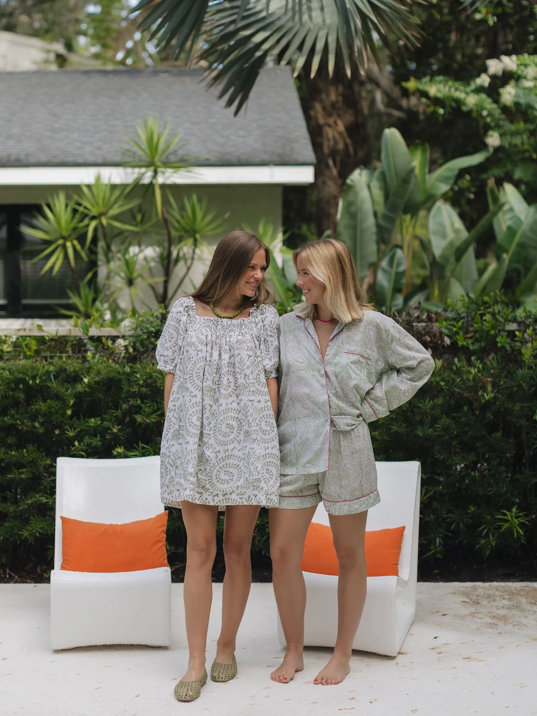 The Sweet and Short Set - Village Green sold by Darling Loungewear product image thumbnail 3