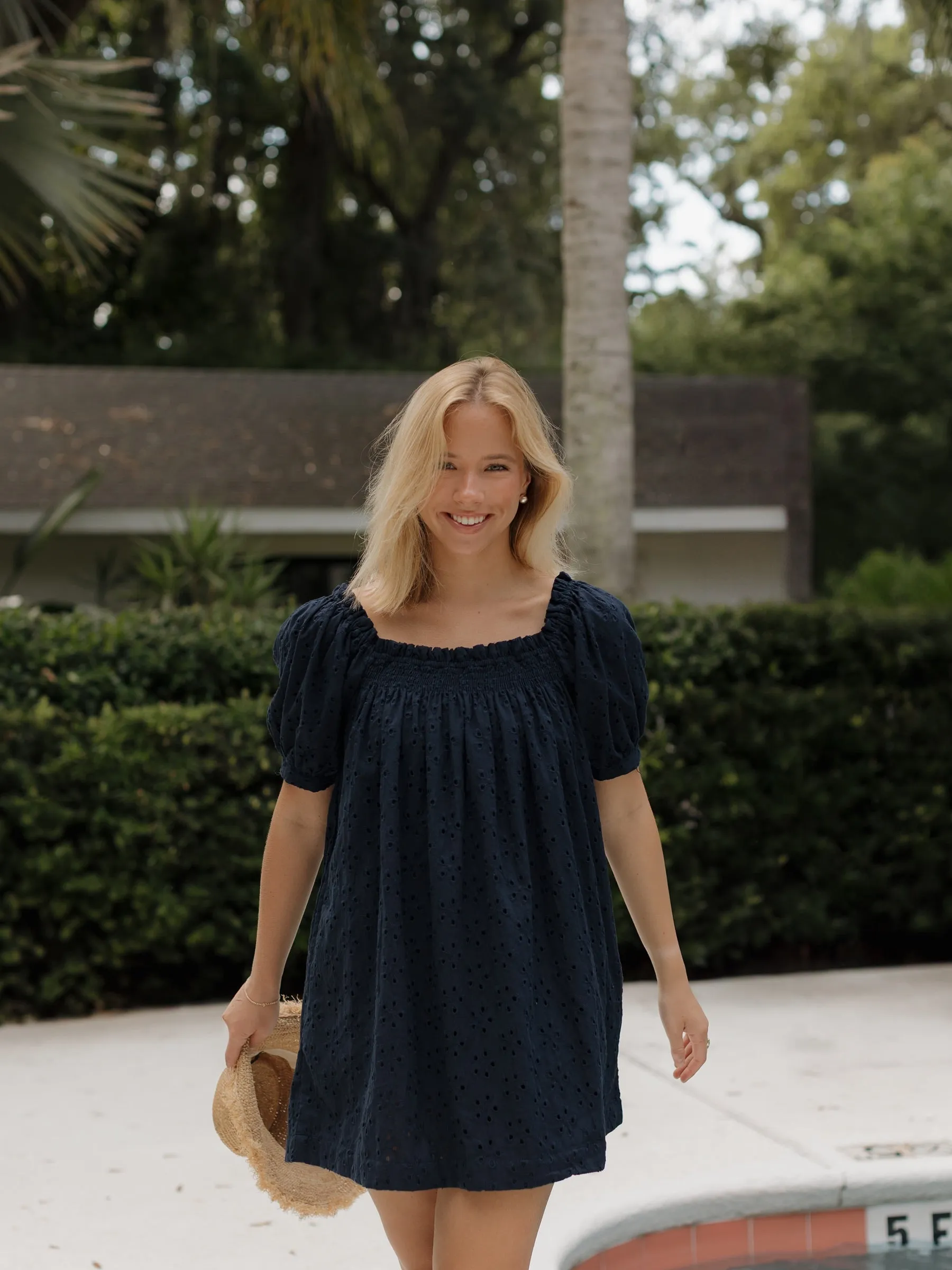 The Short & Sweet Set - Navy Eyelet sold by Darling Loungewear product image thumbnail 4