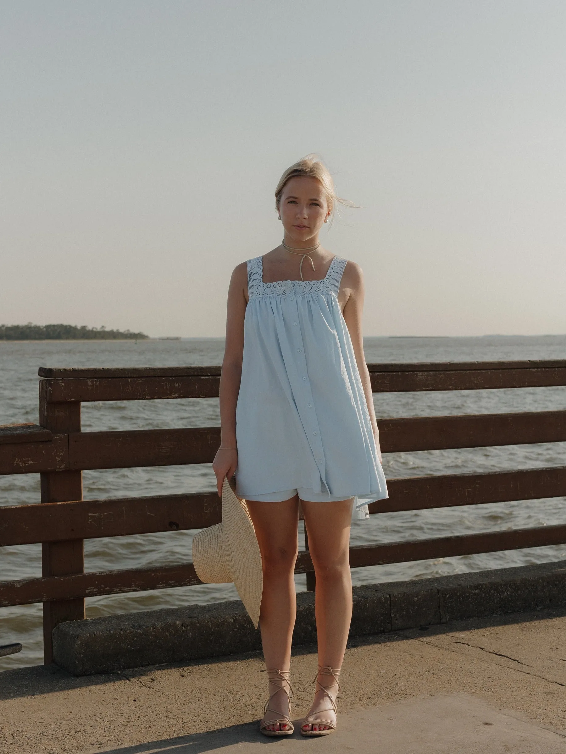 Coleman Set- Soft Blue sold by Darling Loungewear product image thumbnail 2