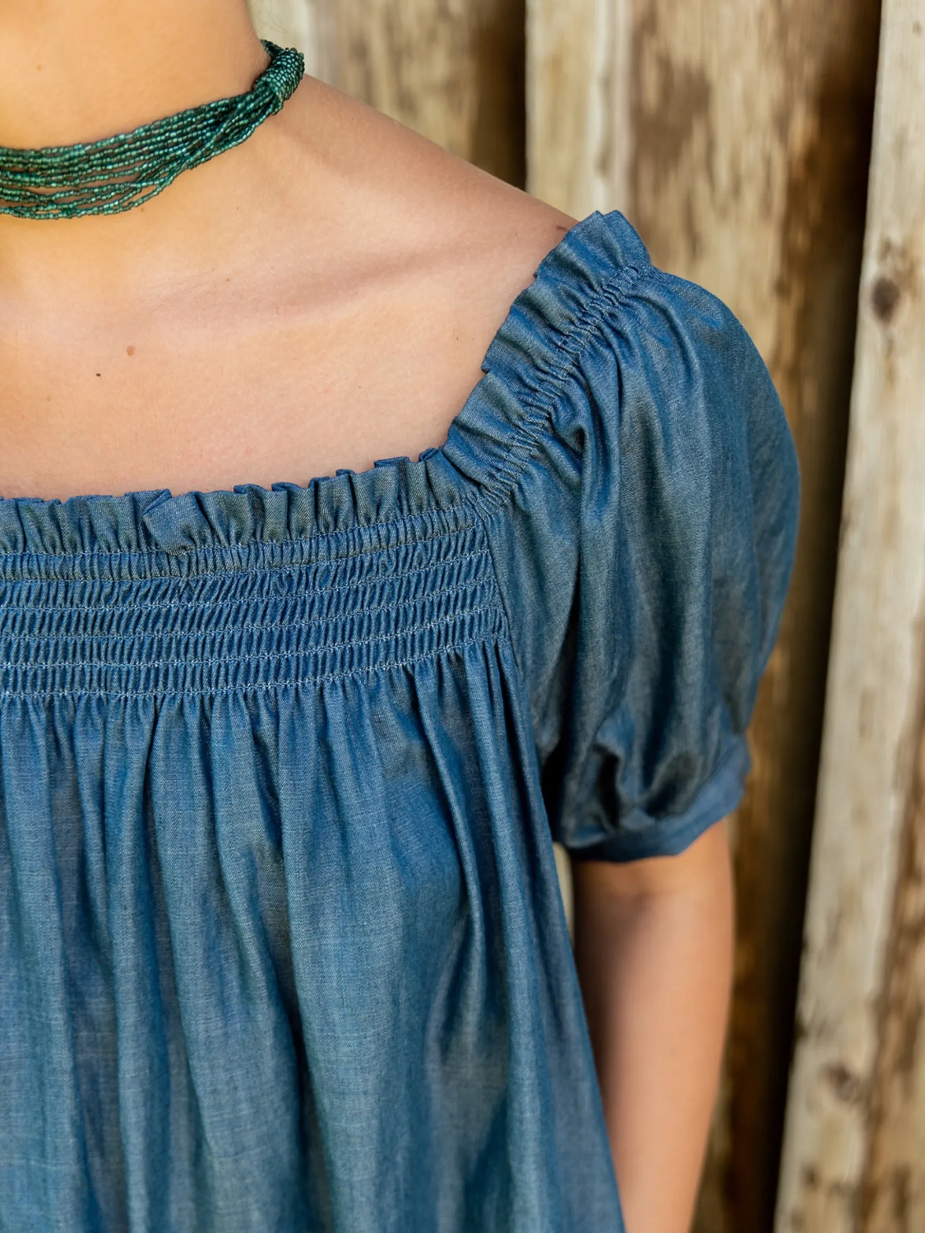 The Sweet and Short Set - Denim sold by Darling Loungewear product image thumbnail 2