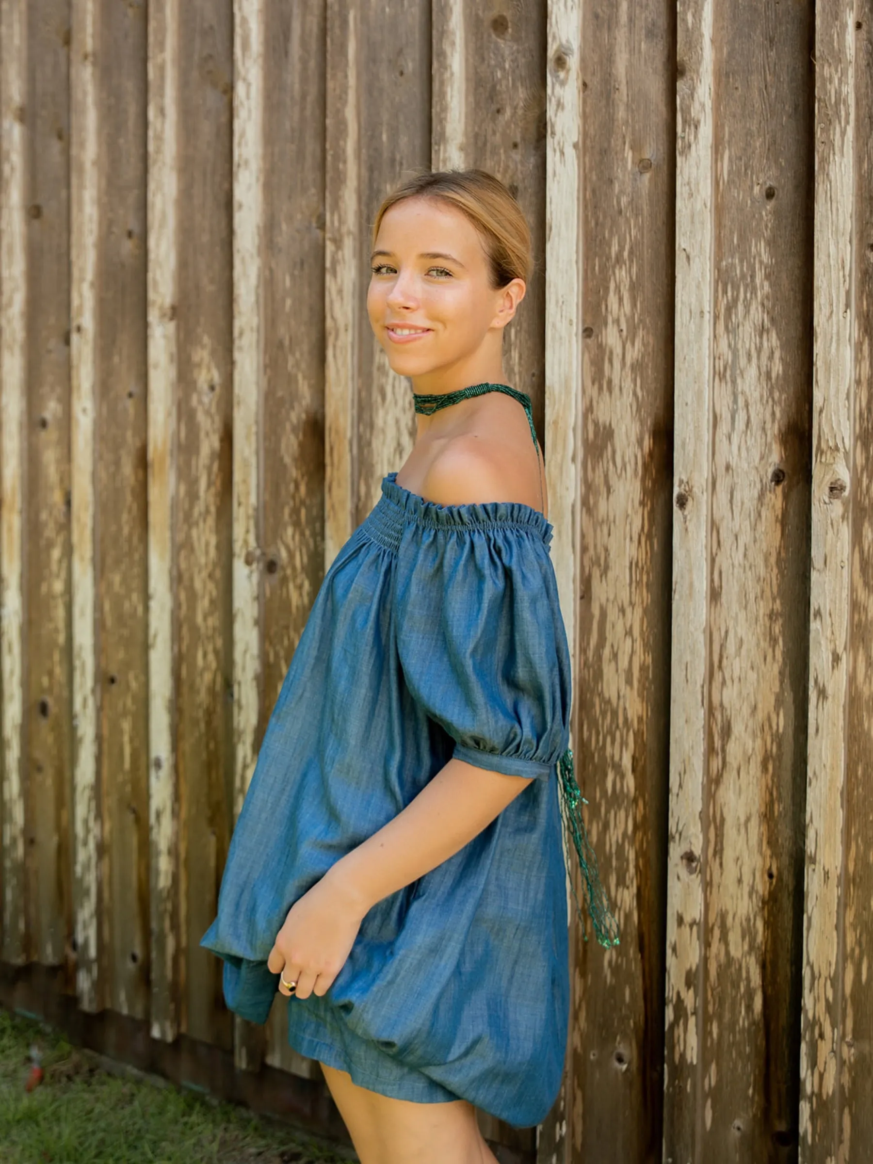 The Sweet and Short Set - Denim sold by Darling Loungewear product image thumbnail 3