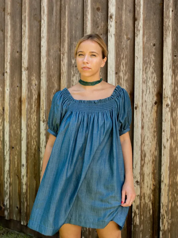 The Sweet and Short Set - Denim sold by Darling Loungewear