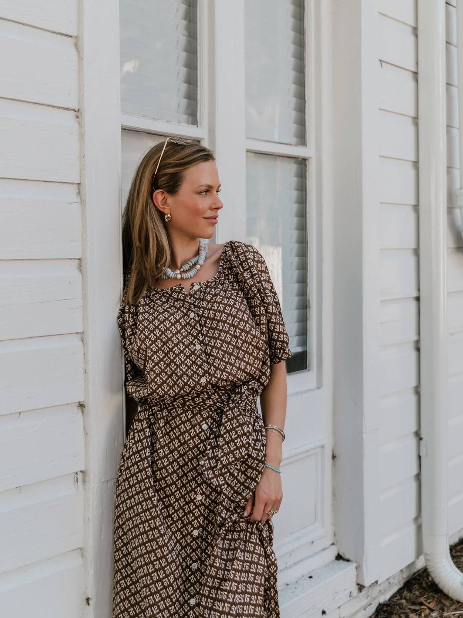 The Scotty Dress - Chestnut Bloom sold by Darling Loungewear product image thumbnail 4
