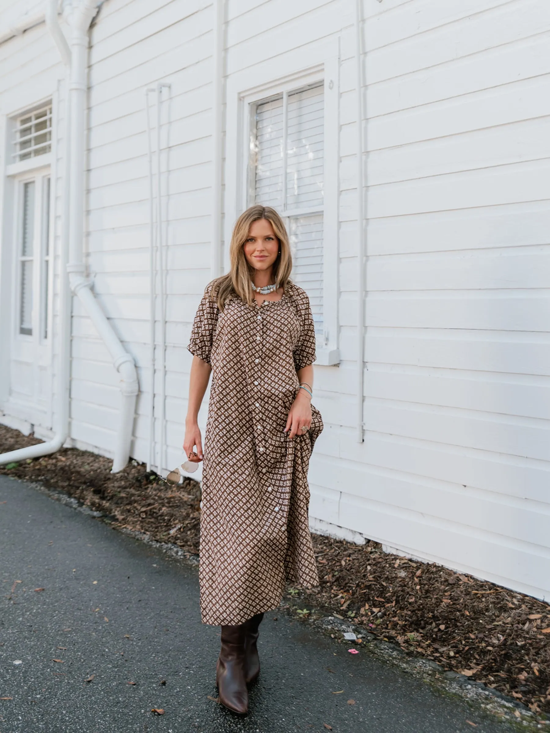 The Scotty Dress - Chestnut Bloom sold by Darling Loungewear product image thumbnail 3