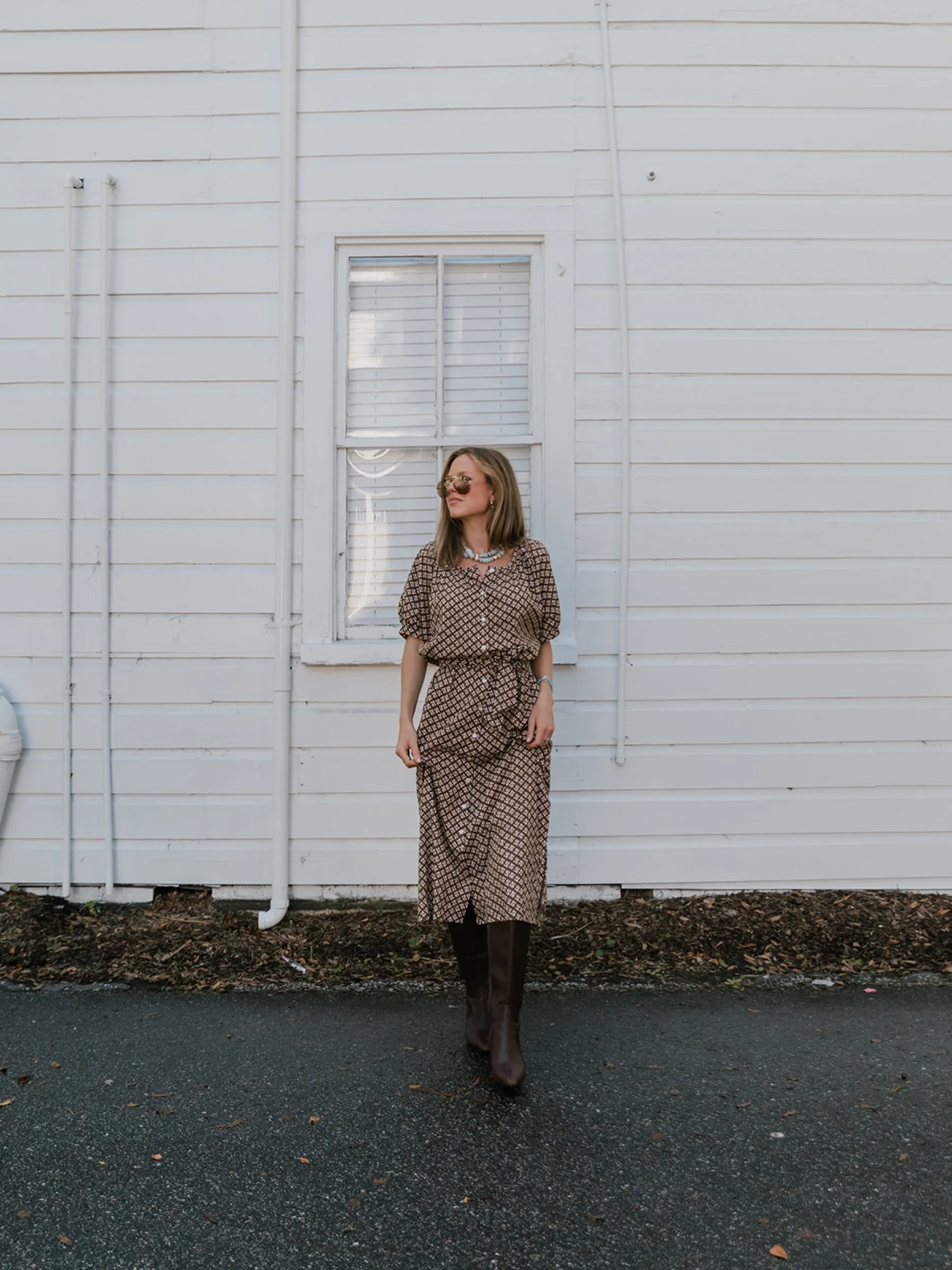 The Scotty Dress - Chestnut Bloom sold by Darling Loungewear product image thumbnail 5