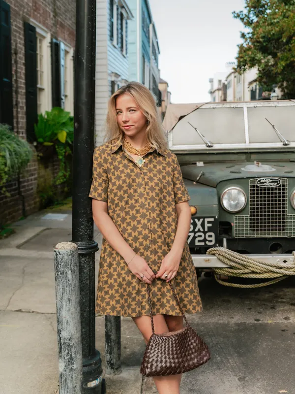 The Georgia Set - Latte Geo Floral sold by Darling Loungewear