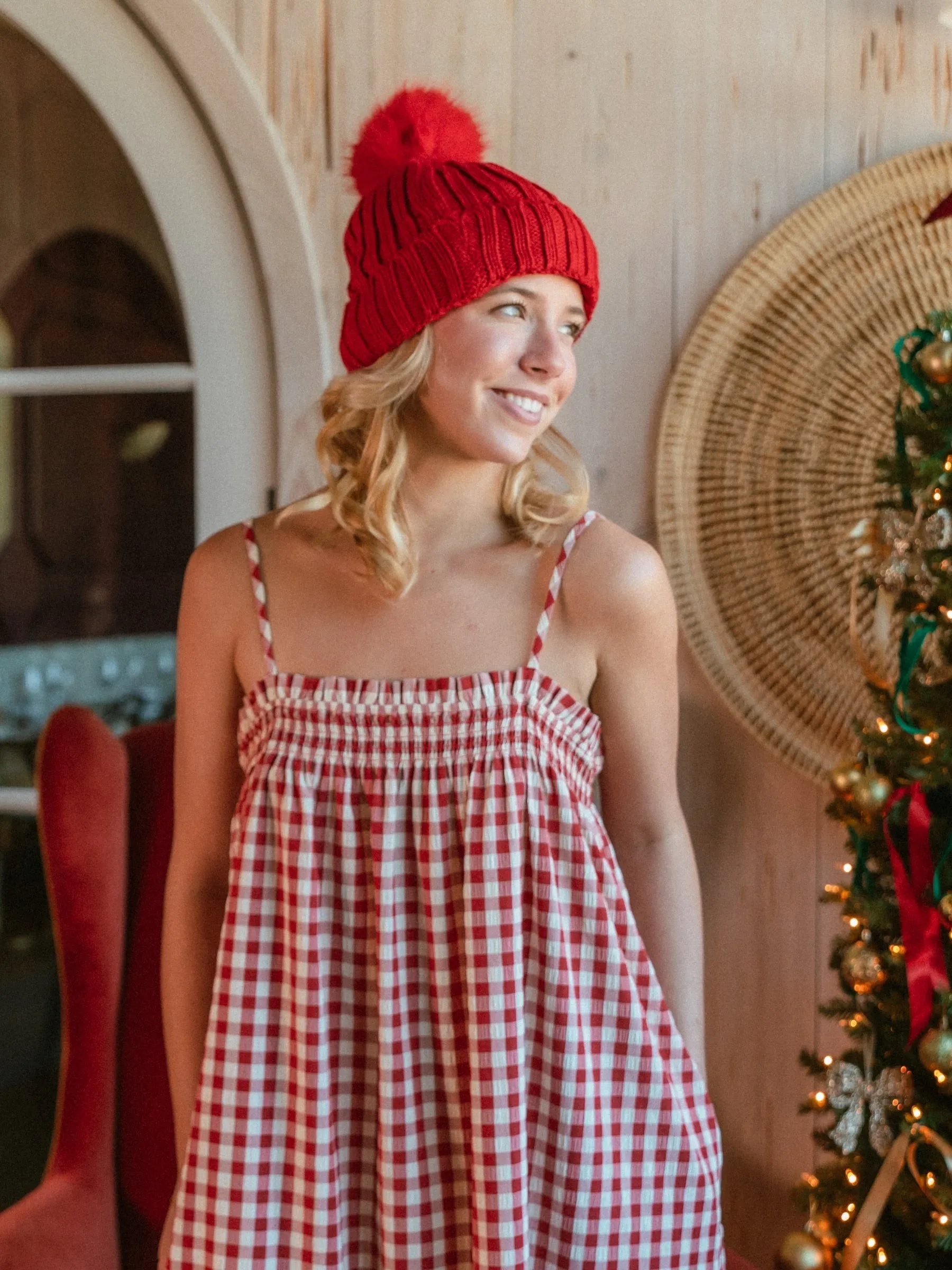Parker Dress - Peppermint Check sold by Darling Loungewear product image thumbnail 2