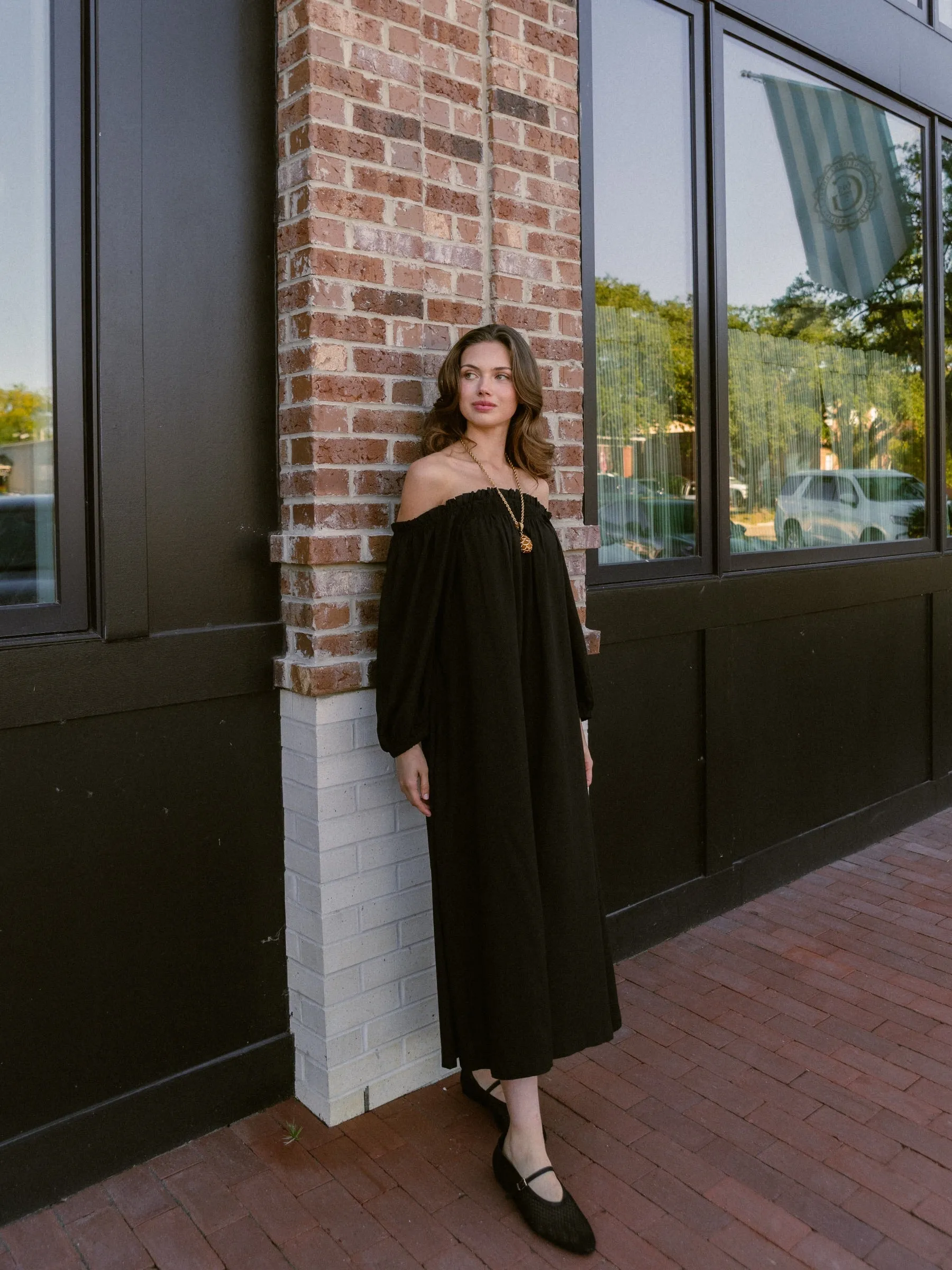 Hannah Dress - Jet sold by Darling Loungewear product image thumbnail 5