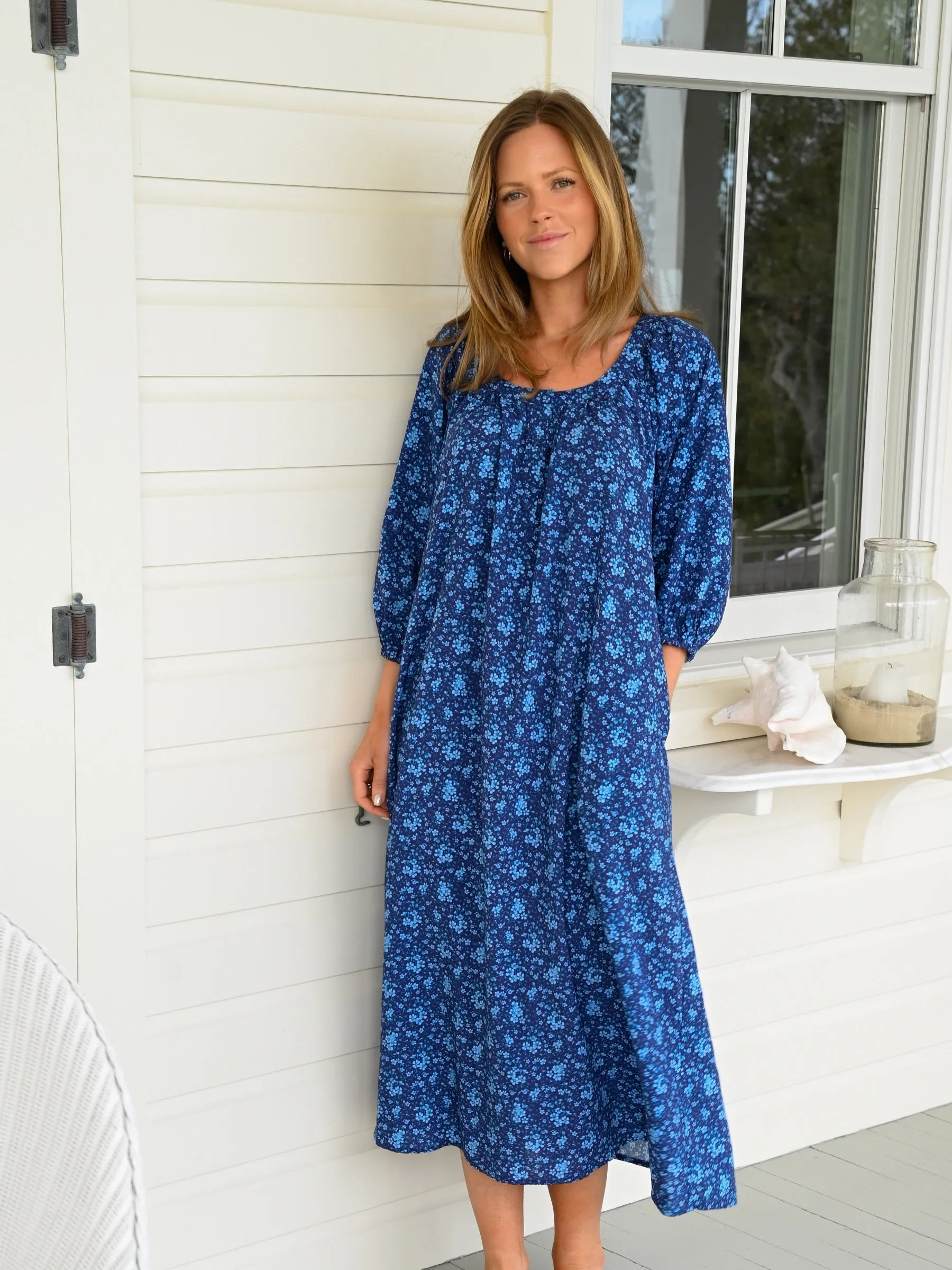 Drew Maxi - Blue Meadow sold by Darling Loungewear product image thumbnail 5