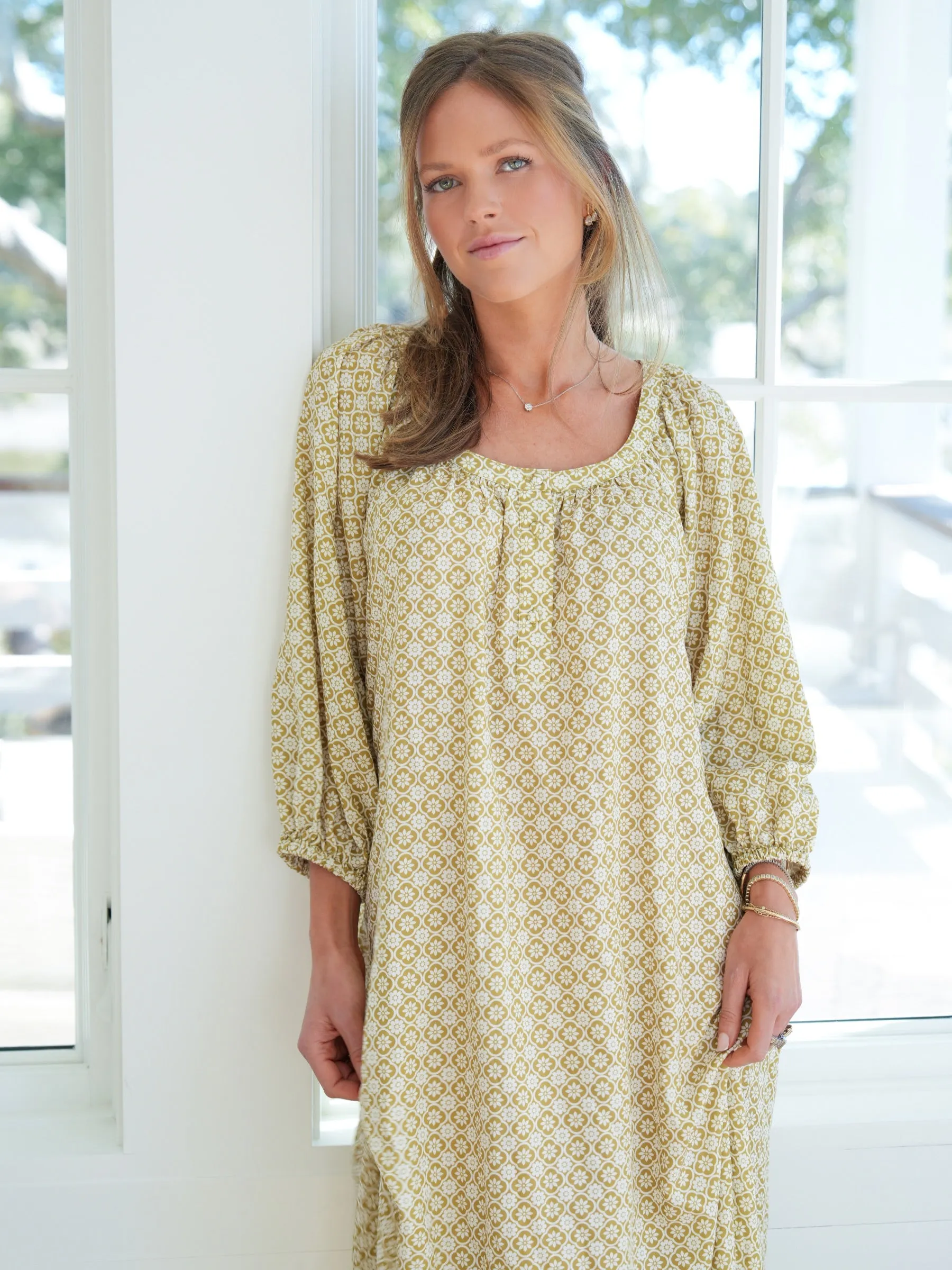 Drew Maxi - Golden Mosaic sold by Darling Loungewear product image thumbnail 2