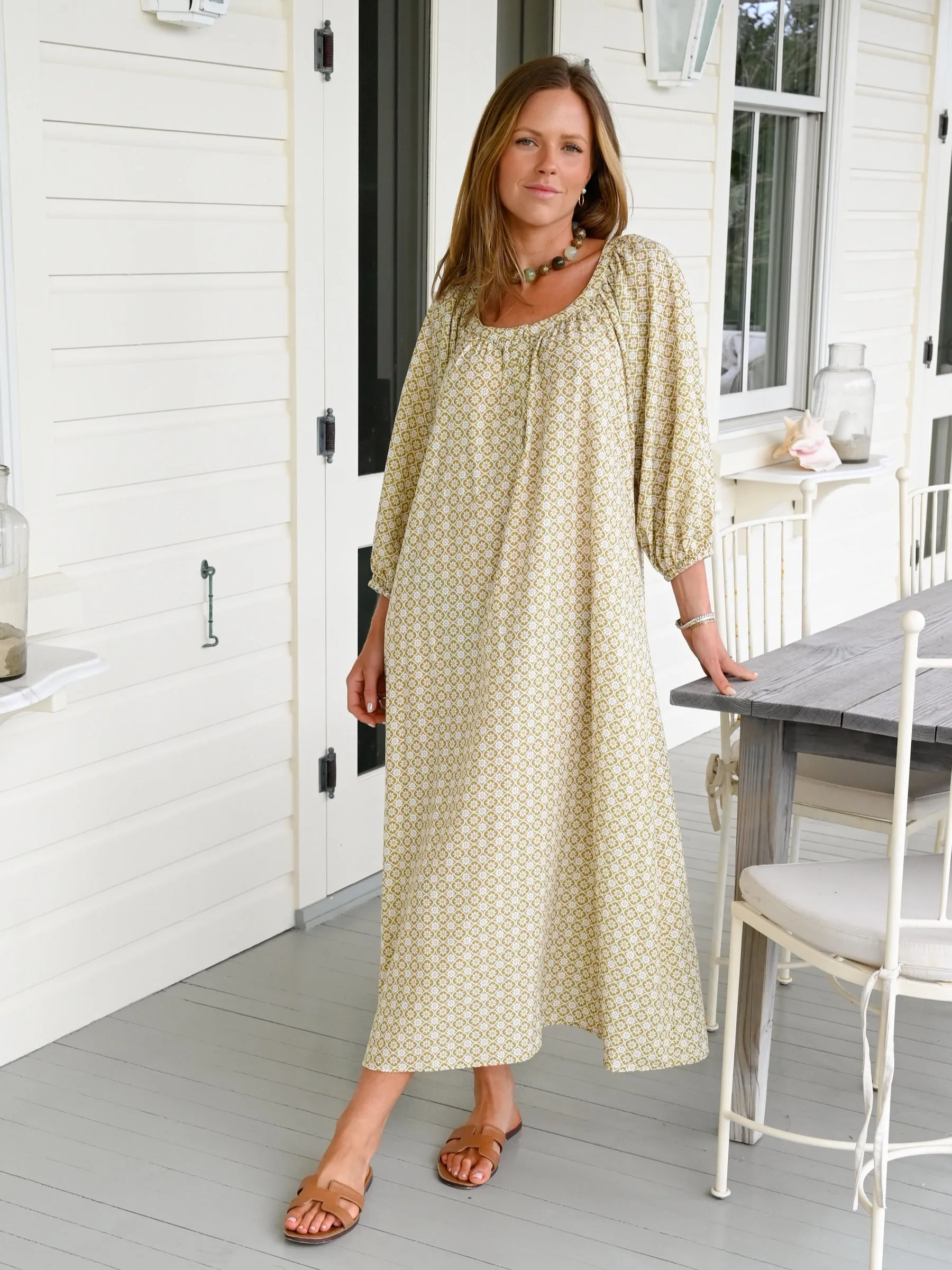 Drew Maxi - Golden Mosaic sold by Darling Loungewear product image thumbnail 5