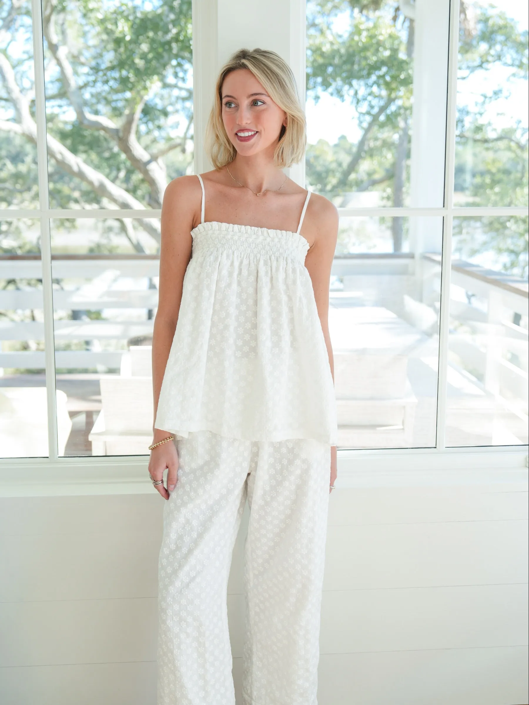 The Danielle Set - White Daisy sold by Darling Loungewear product image thumbnail 5
