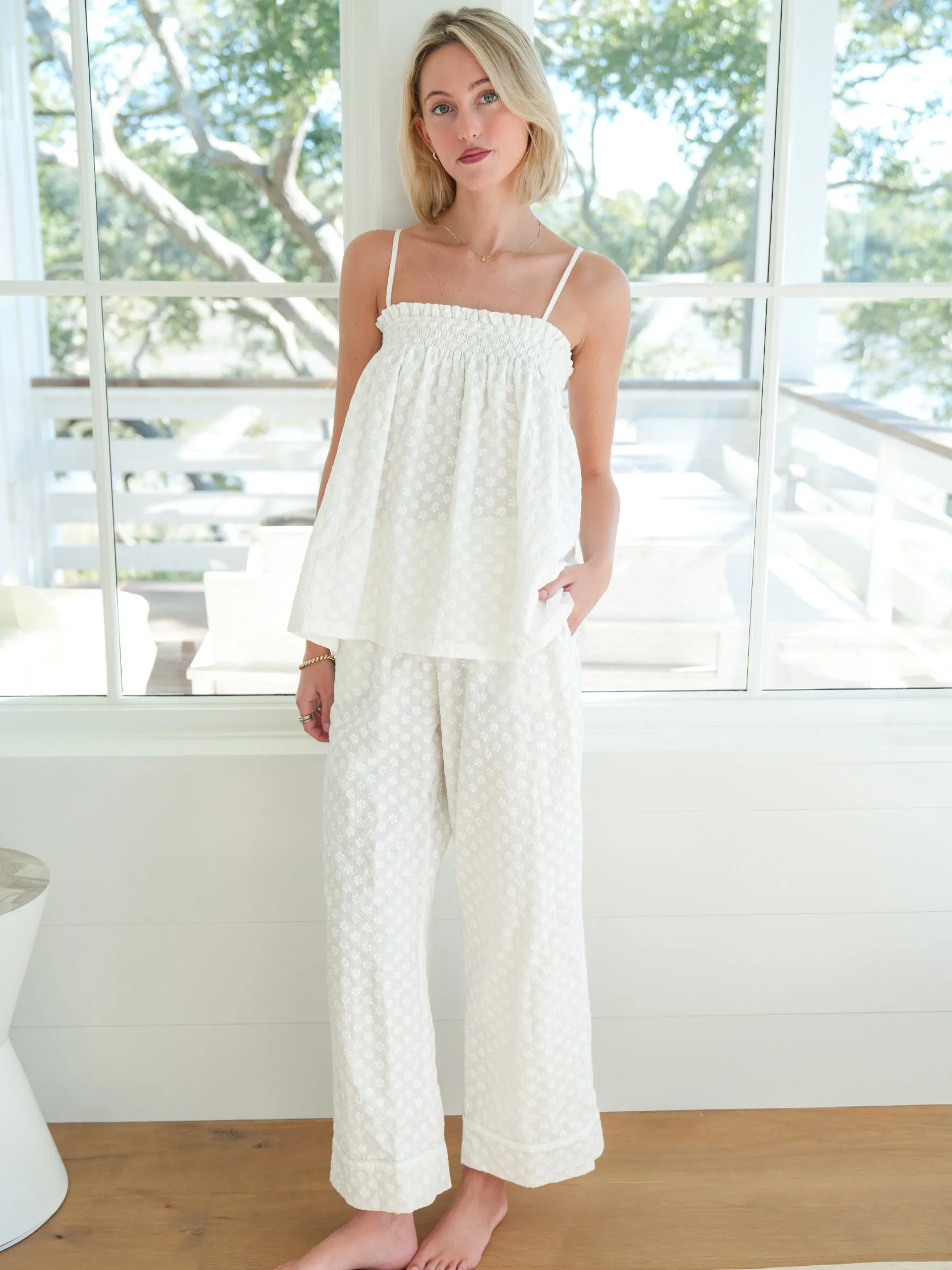 The Danielle Set - White Daisy sold by Darling Loungewear product image thumbnail 2