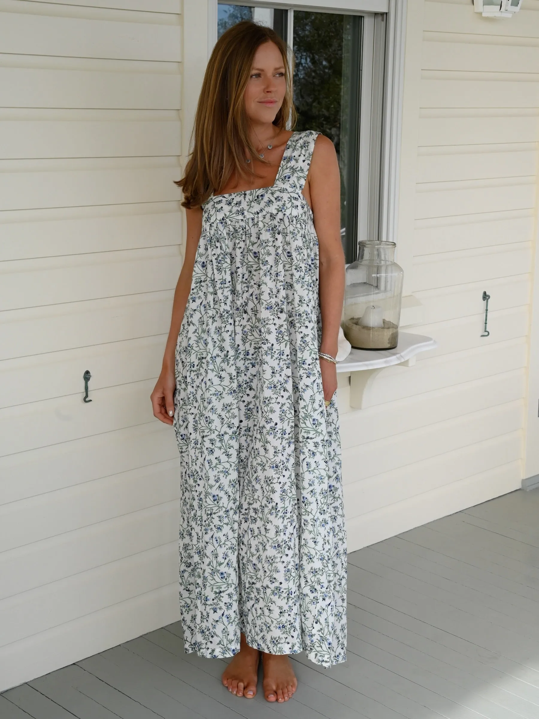 Tie Maxi Dress - Wedding Meadow sold by Darling Loungewear product image thumbnail 5