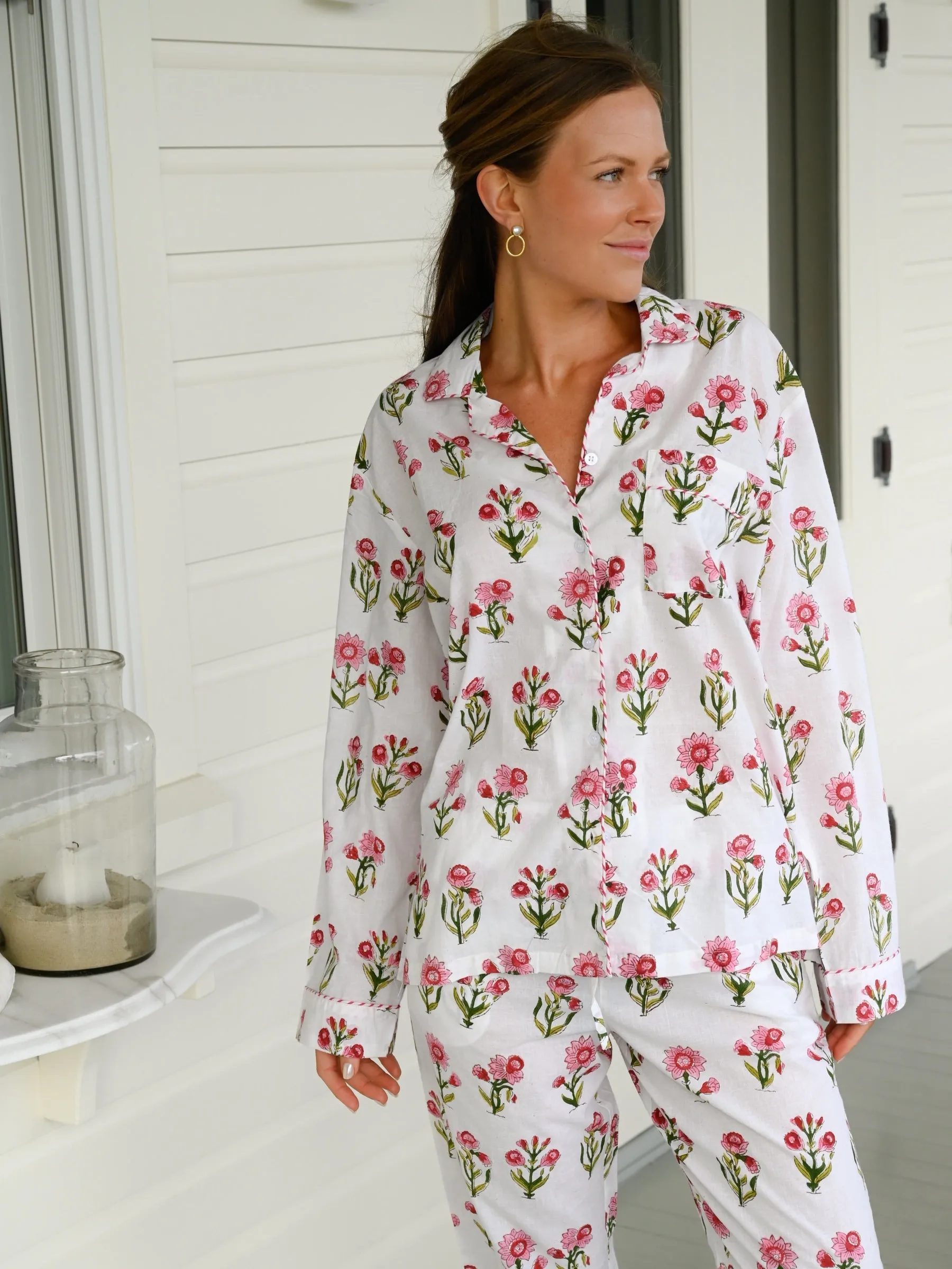 Cozy Pajama Set - Blush Daisy sold by Darling Loungewear product image thumbnail 4