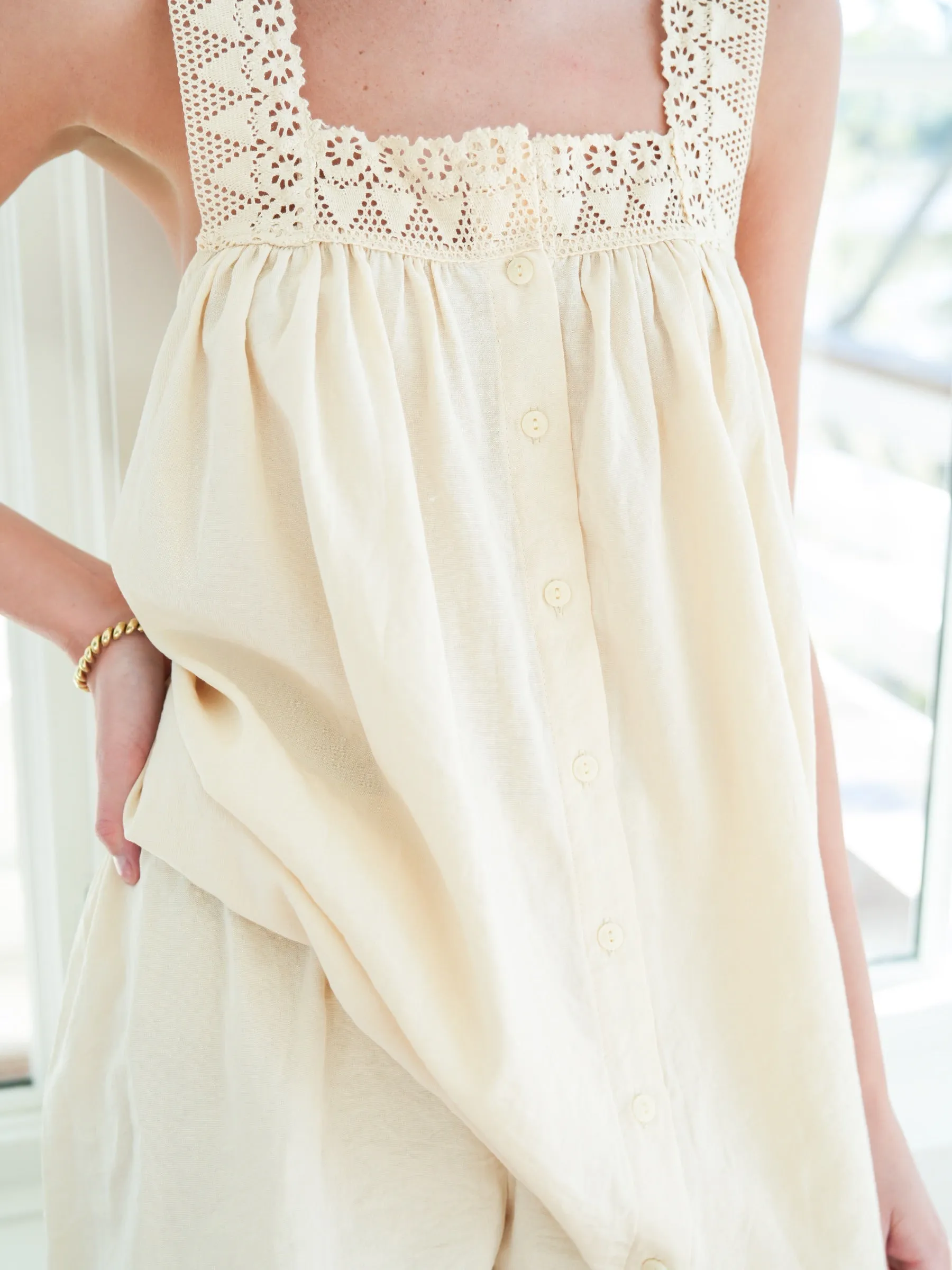 The Coleman Set - Cream Lace sold by Darling Loungewear product image thumbnail 4