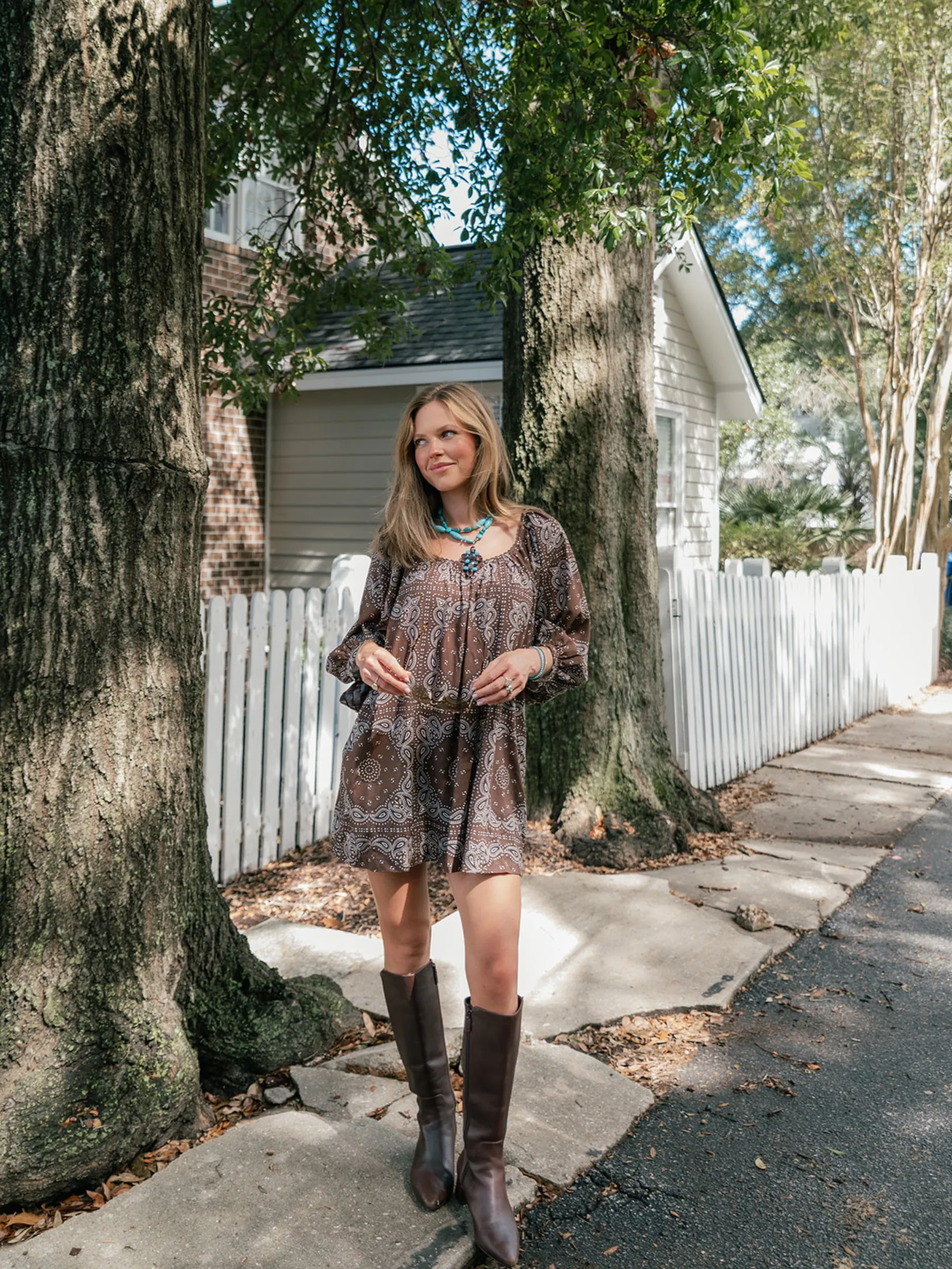 The Mandy Set - Espresso Bandana sold by Darling Loungewear product image thumbnail 5