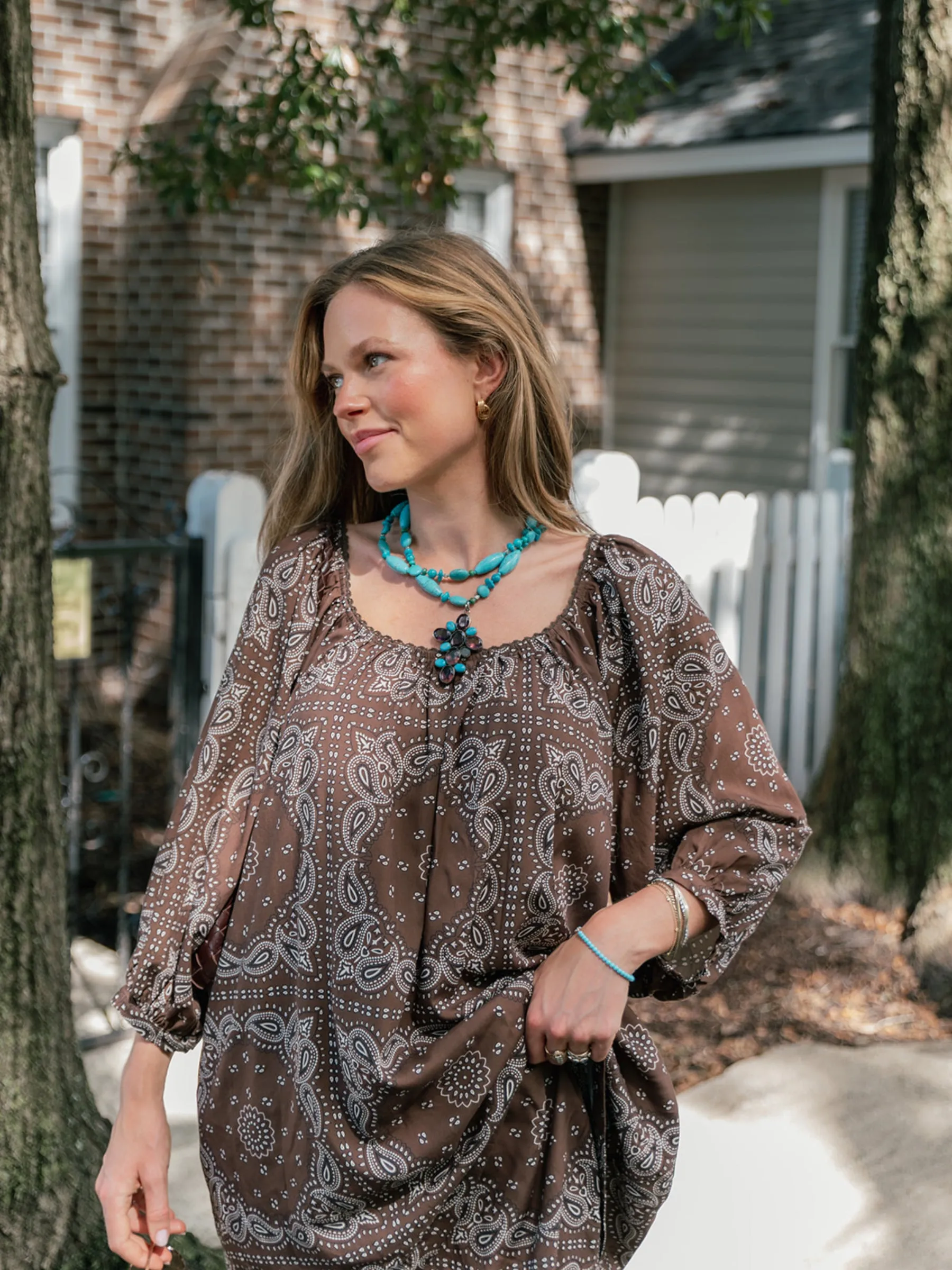 The Mandy Set - Espresso Bandana sold by Darling Loungewear product image thumbnail 2