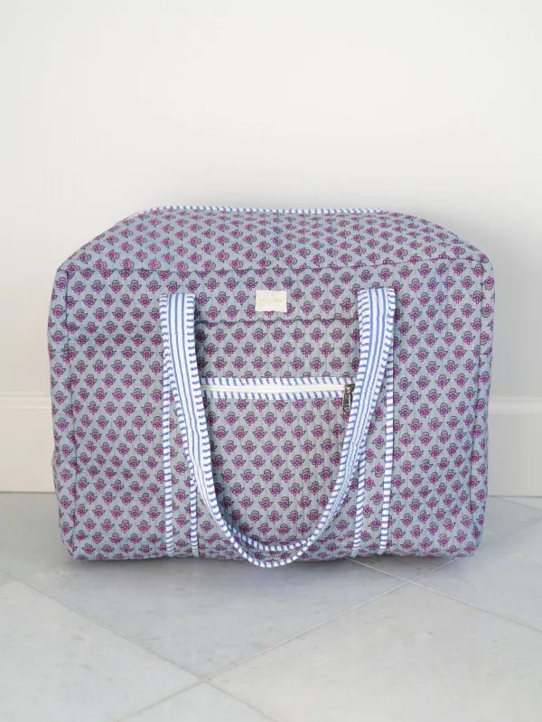 Weekender Bag - Periwinkle Daisy sold by Darling Loungewear