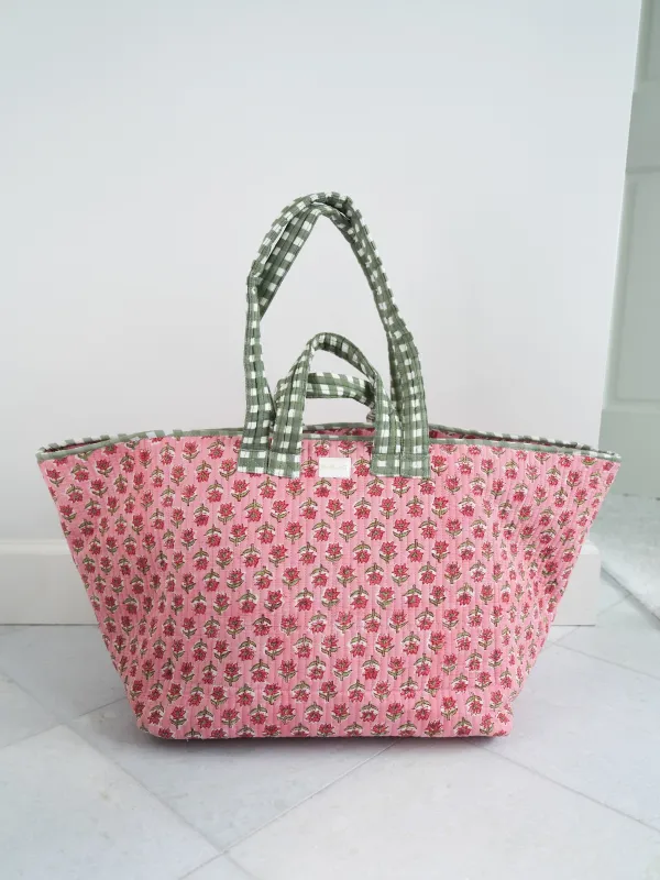 Everyday Tote - Strawberry Daisy sold by Darling Loungewear