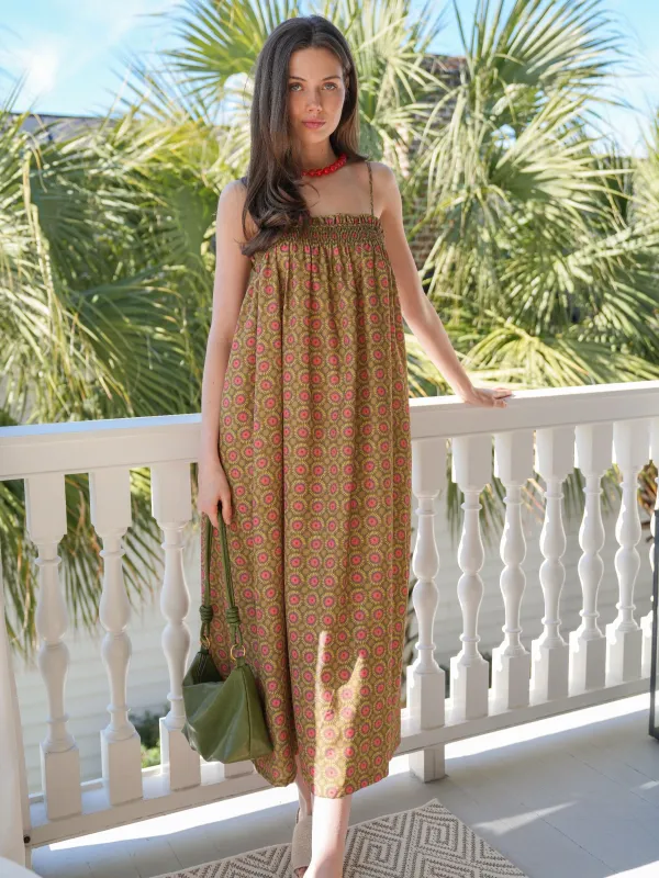 Parker Dress - Pink Starburst made by Darling