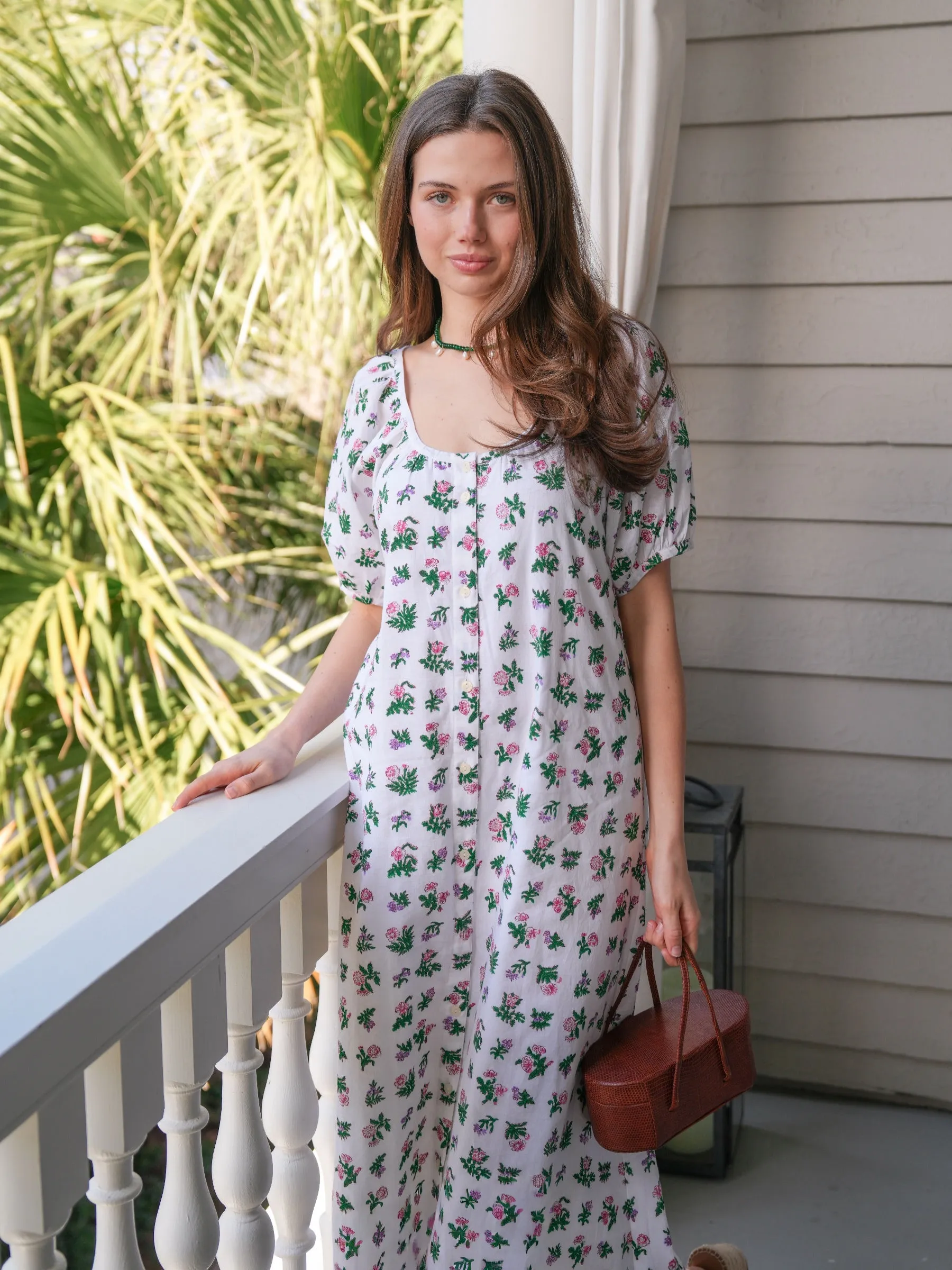 The Everyday Maxi Dress - Azalea Bouquet sold by Darling Loungewear product image thumbnail 3