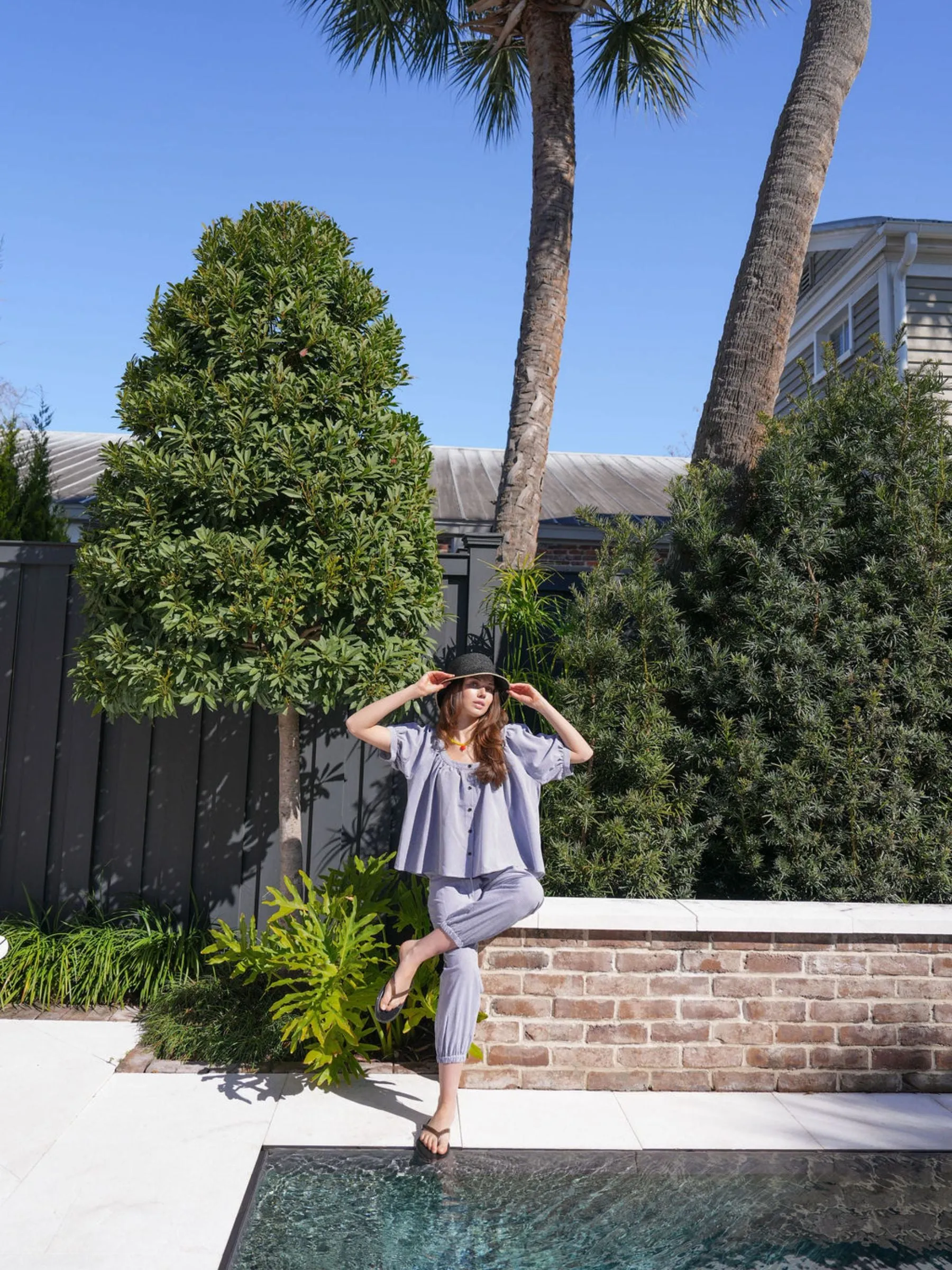 The Tate Set - Black Check sold by Darling Loungewear product image thumbnail 4