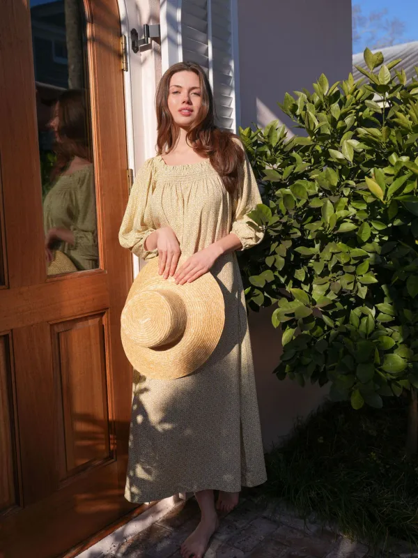 Hannah Dress - Golden Heirloom Vine made by Darling