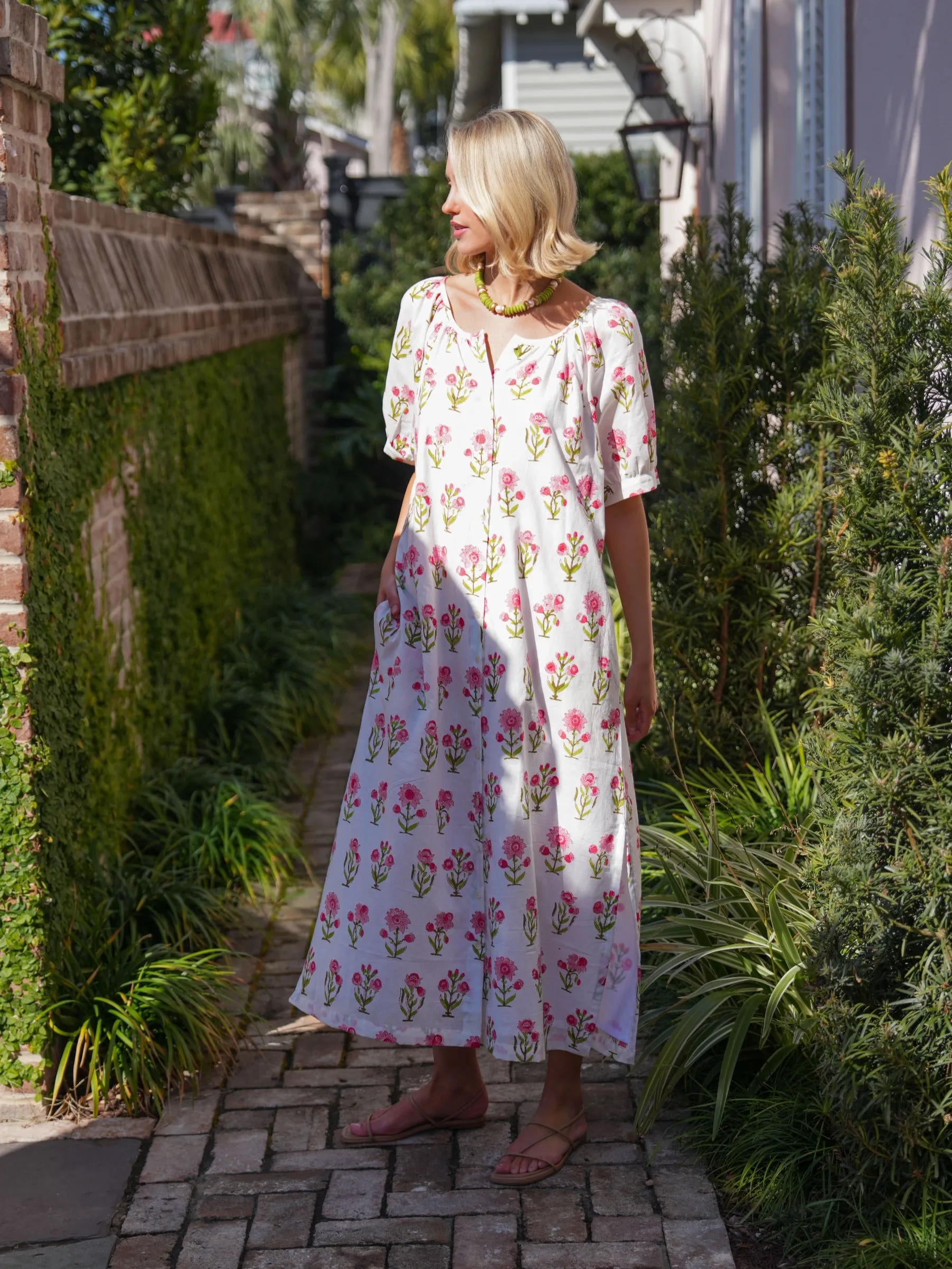 The Scotty Dress -Blush Daisy sold by Darling Loungewear product image thumbnail 3