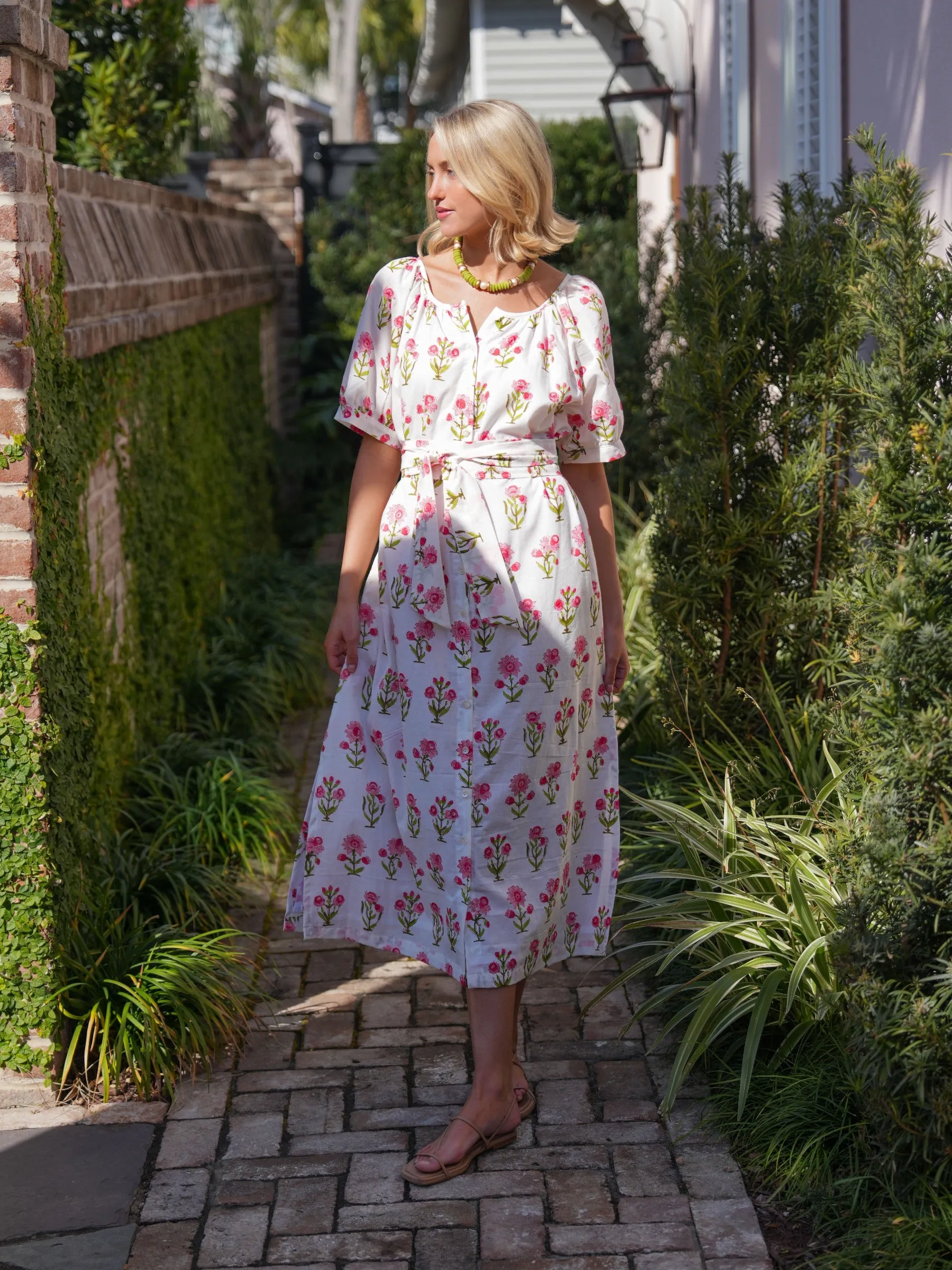The Scotty Dress -Blush Daisy sold by Darling Loungewear product image thumbnail 4
